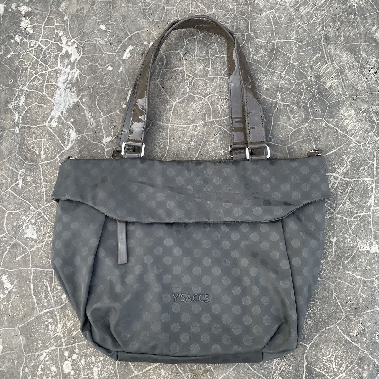 Yohji Yamamoto Y’saccs by Yohji Yamamoto Polkadot Folded Shoulder Bag Size ONE SIZE - 1 Thumbnail