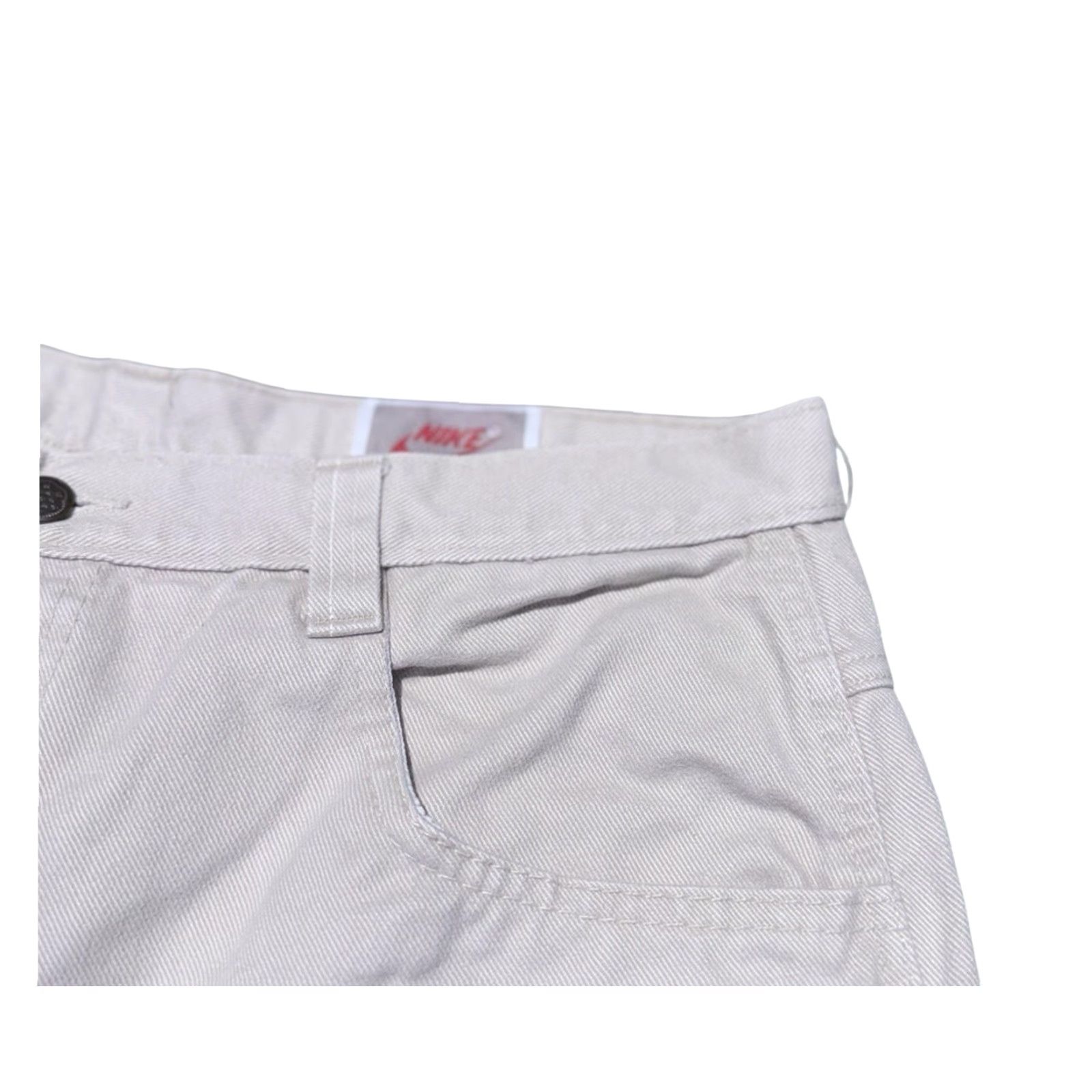 Nike VINTAGE Nike Cargo Shorts Men 38 Beige 90s Embroidered RARE Air Uptempo Y2K Style Size US 38 / EU 54 - 6 Thumbnail