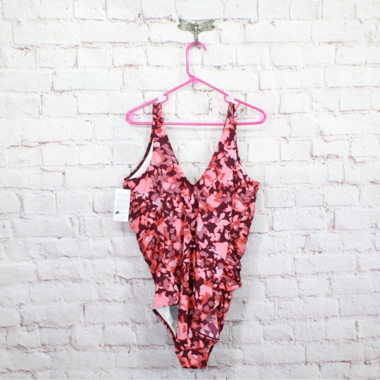 L.L. Bean × Swims LL Bean Women's Shaping Swimwear Tanksuit Size 3XL / US 20-22 - 6 Thumbnail