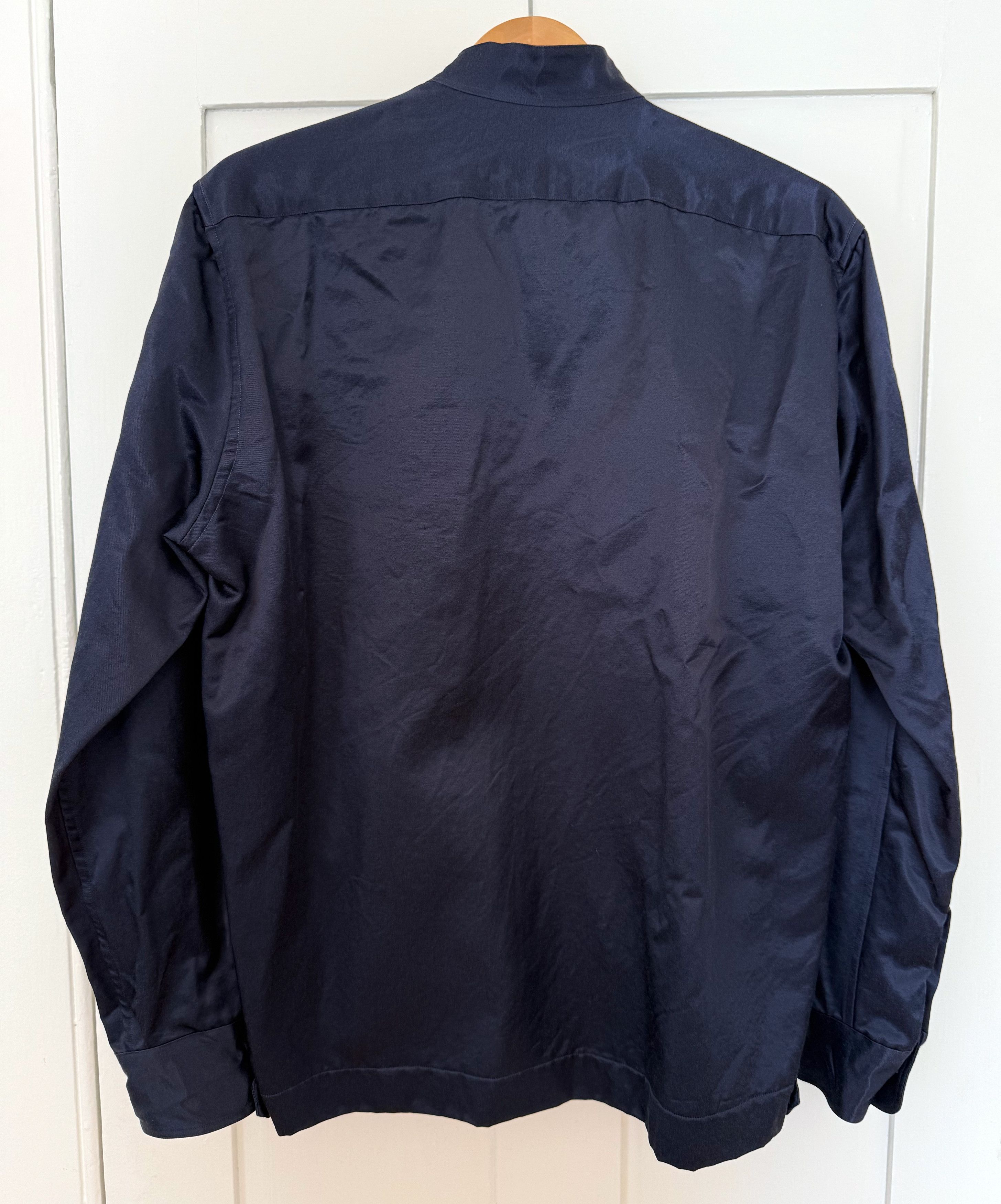 Gitman Bros. Vintage Band-Collar / Hidden Placket Shirt / Overshirt Size US M / EU 48-50 / 2 - 4 Thumbnail