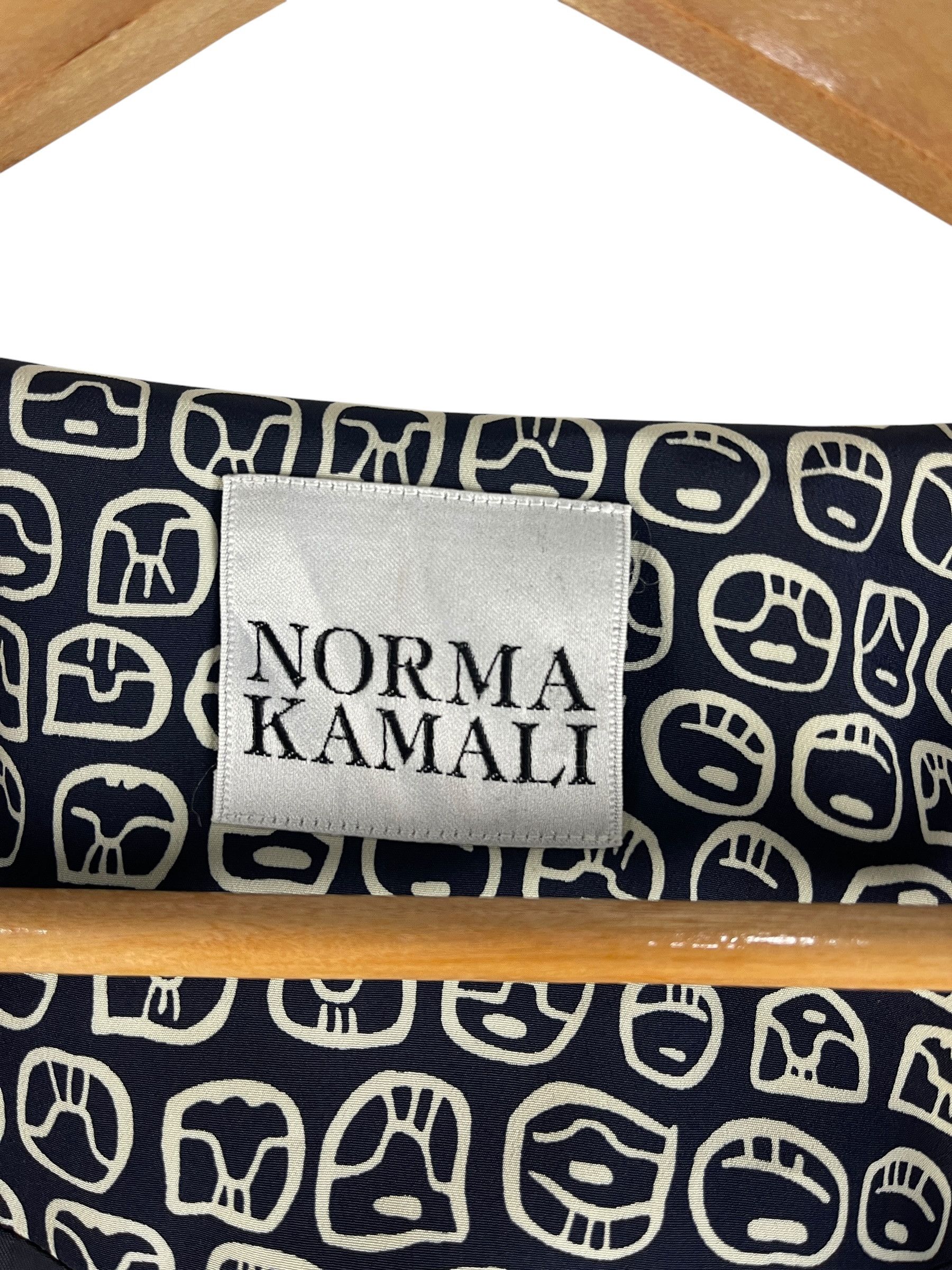 Norma Kamali Vintage Norma Kamali Abstract Print Button Blazer Jacket Size S / US 4 / IT 40 - 13 Thumbnail
