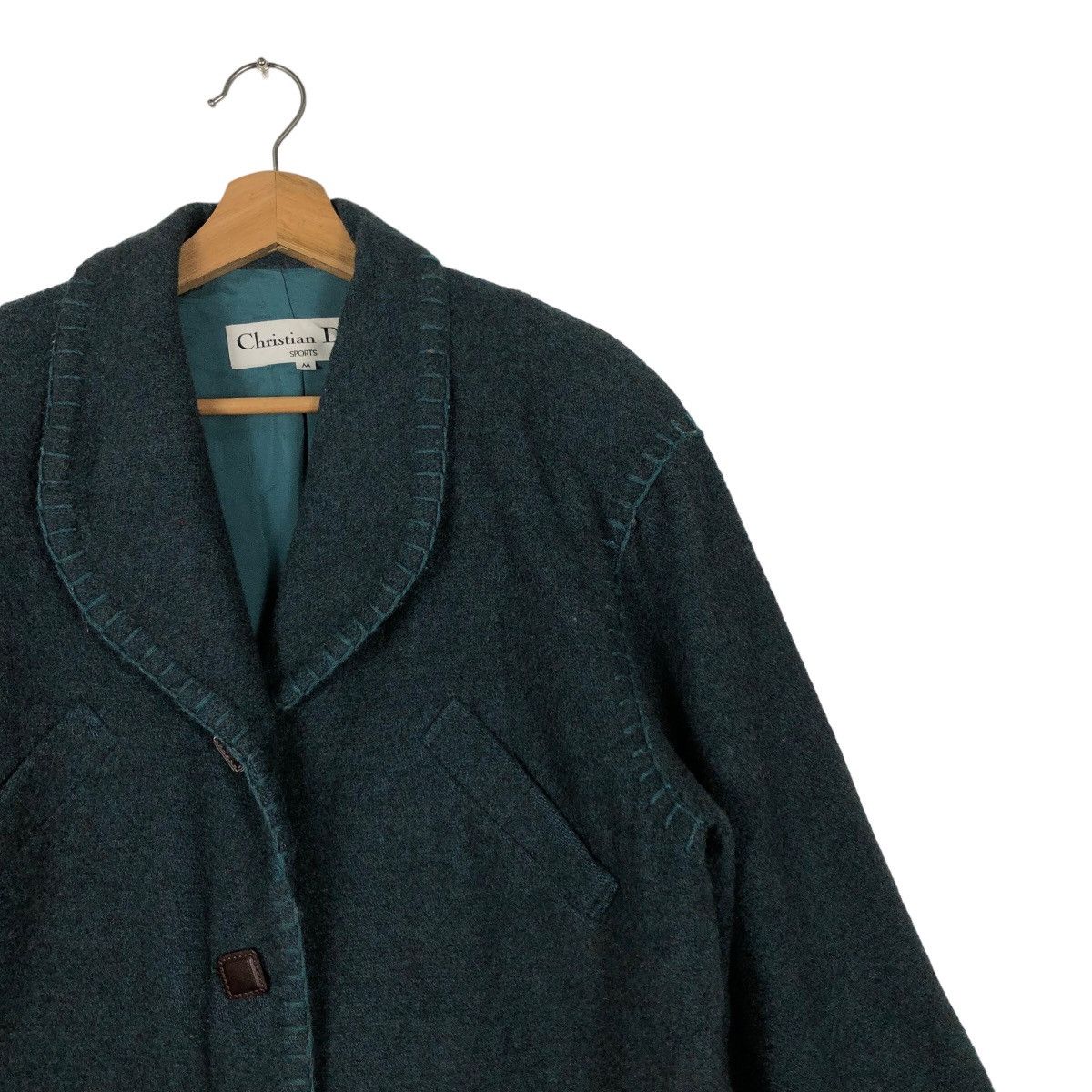 Christian Dior Monsieur 🔥Dark Green - Wool Jacket Christian Dior Sports Oversized Size US M / EU 48-50 / 2 - 5 Thumbnail