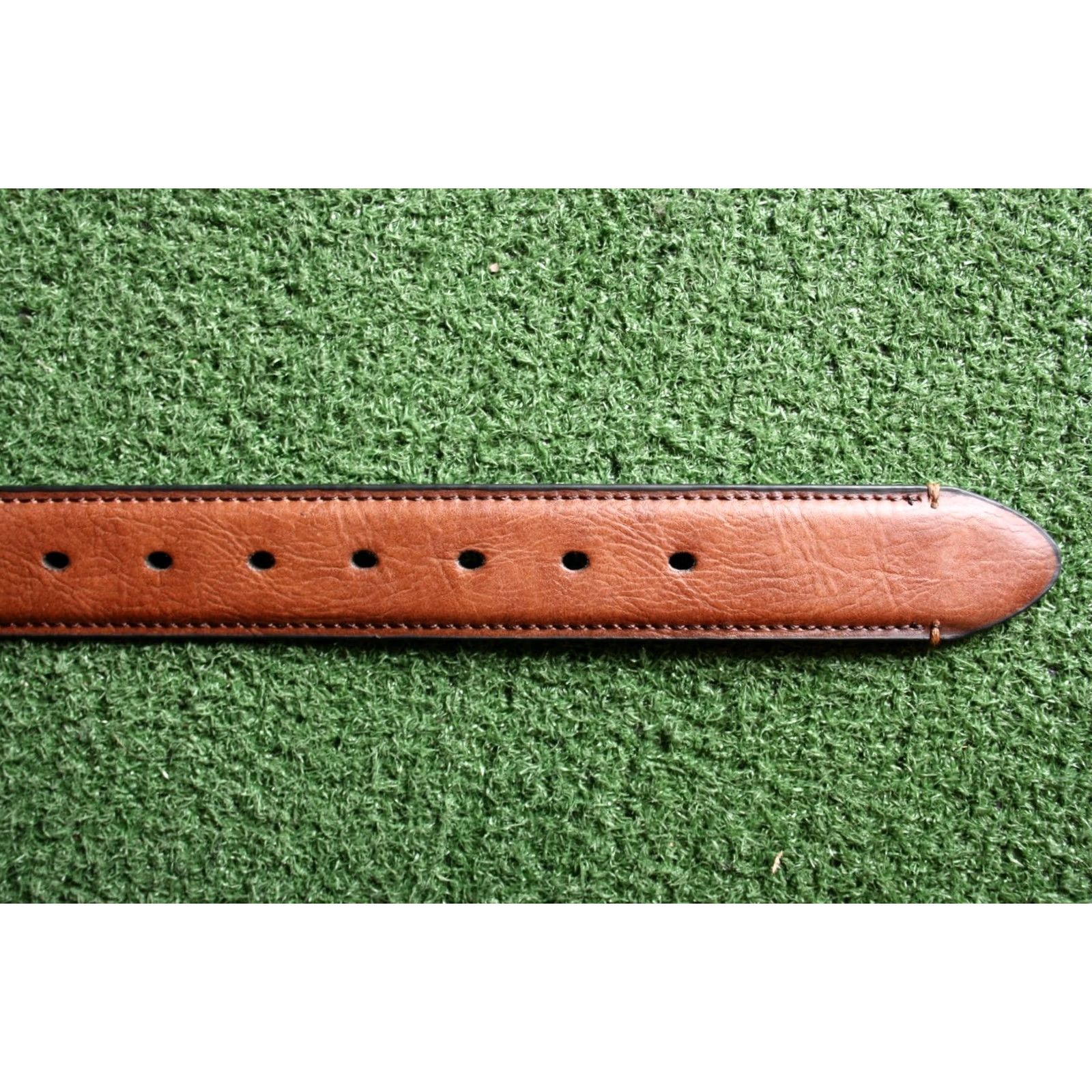 Levi's LEVI'S Stitched Tan Leather Lined Belt Men's 44 Dress Belt Leather Tan Mens 44 Levi's Stitched Belt Size US XXL / EU 58 / 5 - 4 Thumbnail