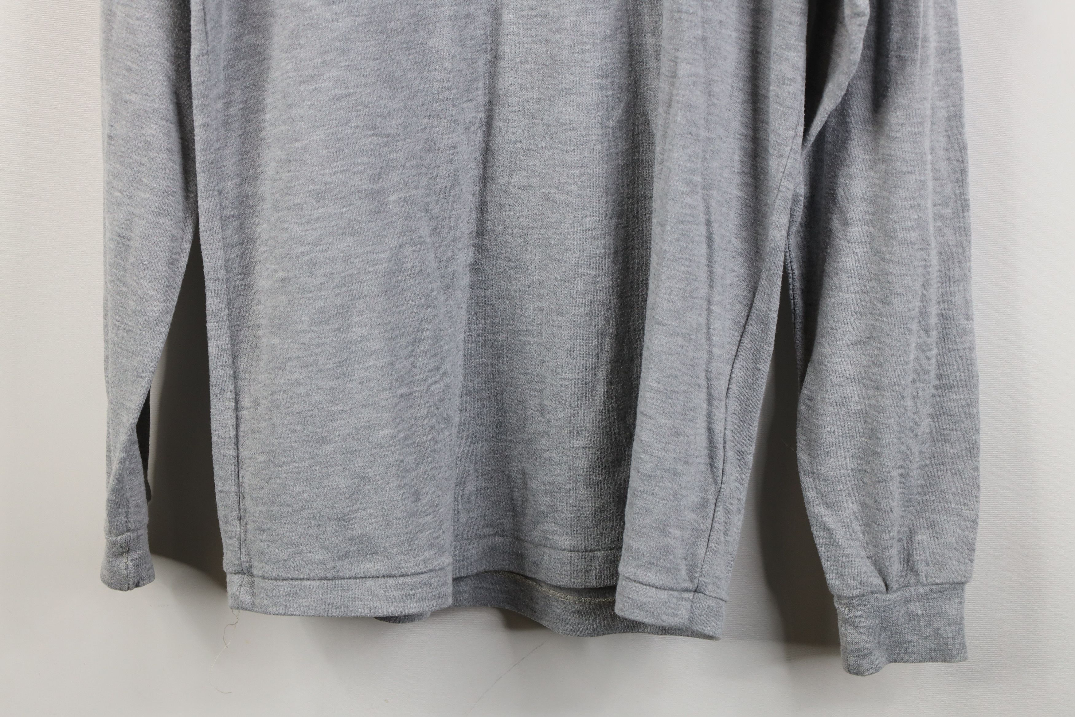 Vintage Vintage 90s Streetwear Long Sleeve Turtleneck T-Shirt Gray Size M / US 6-8 / IT 42-44 - 3 Thumbnail