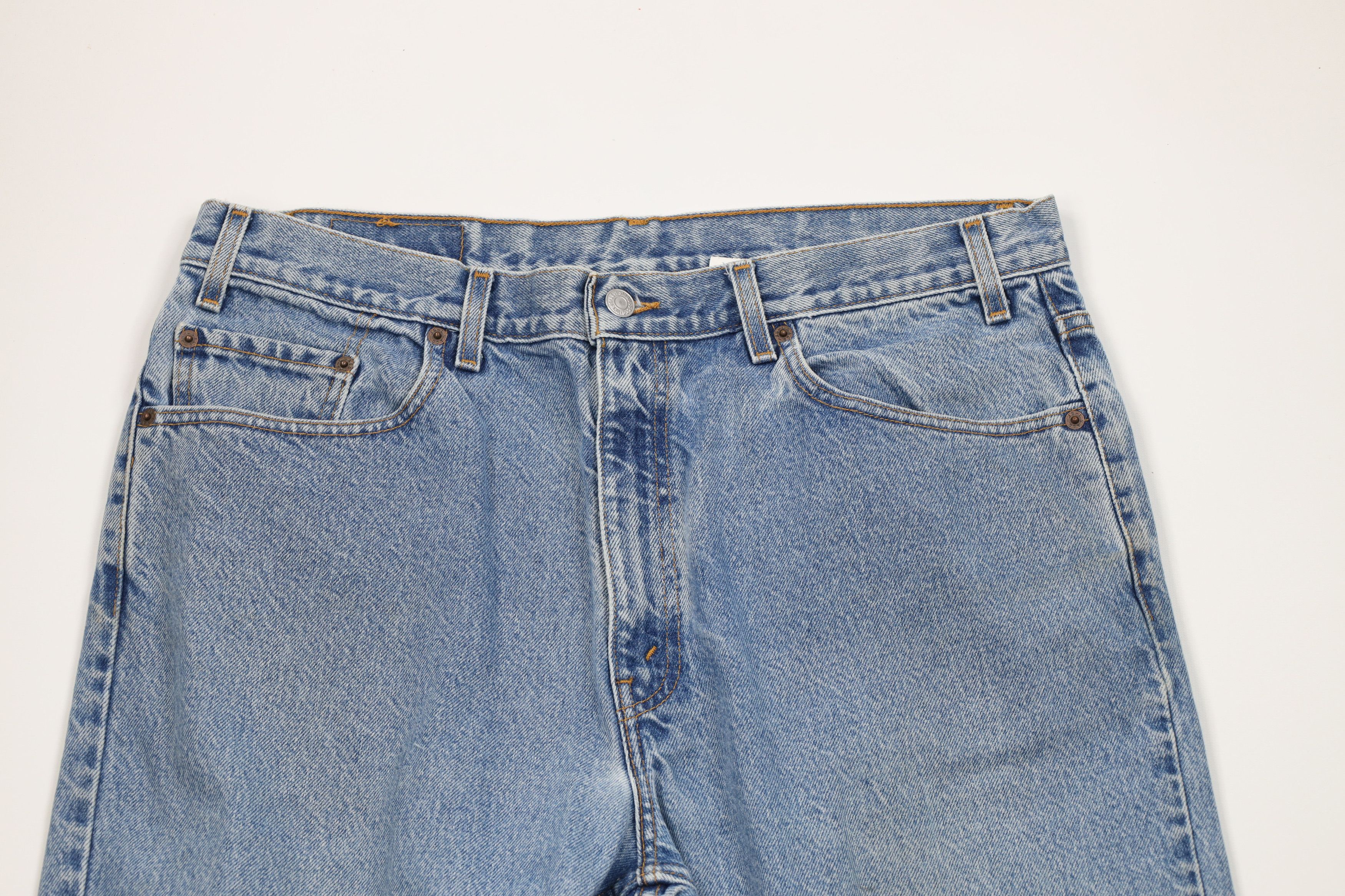 Levi's Vintage Y2K 2002 Levis Relaxed Fit Straight Leg Denim Jeans Size US 38 / EU 54 - 2 Thumbnail