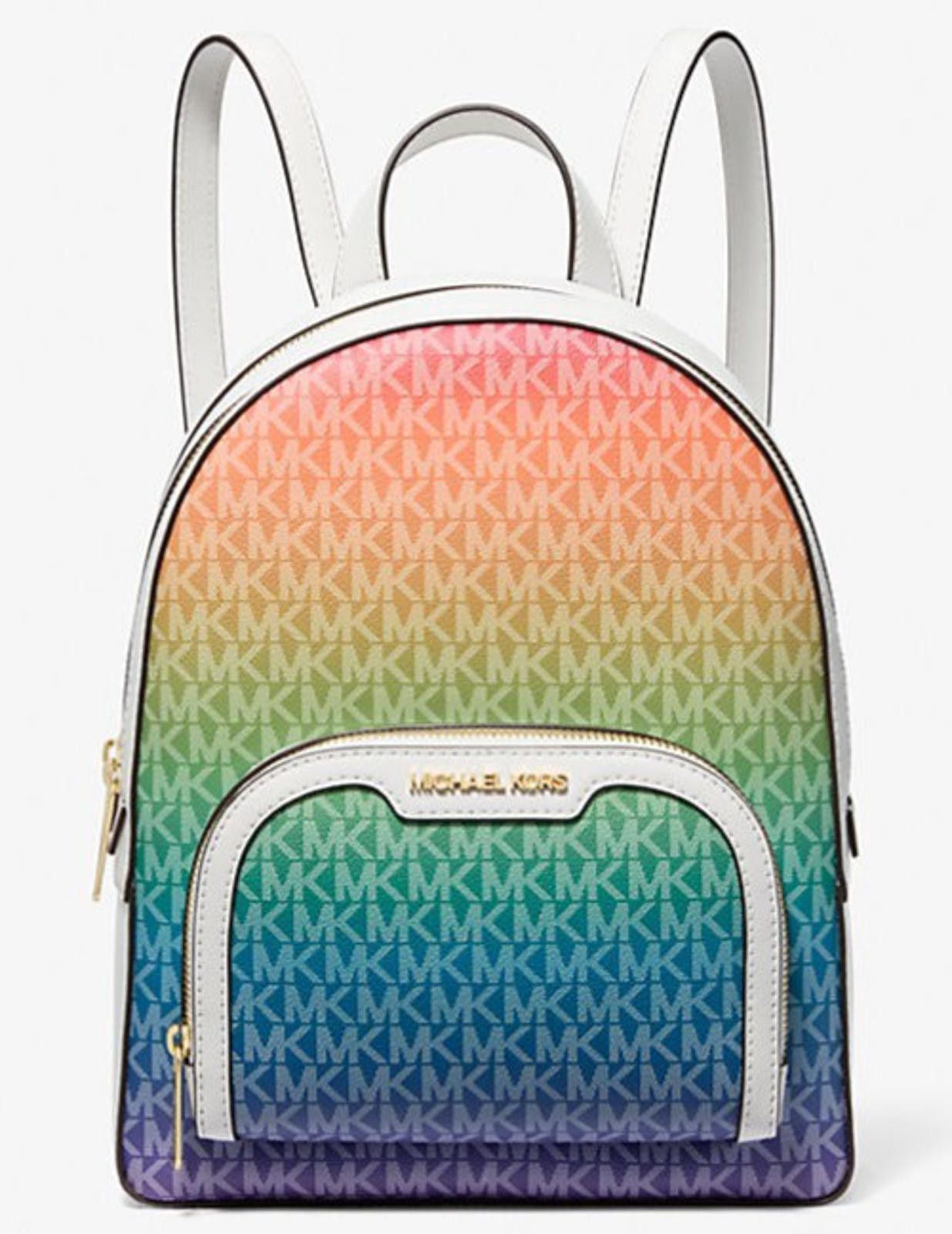 Michael Kors Michael Kors Jaycee Signature Logo Backpack Pride NWT Size ONE SIZE - 1 Thumbnail