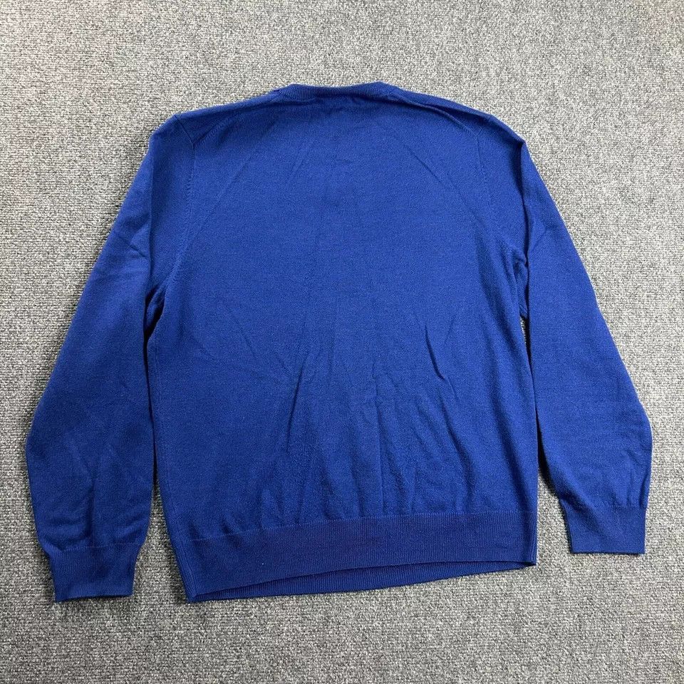 Jos. A. Bank Jos A Bank Sweater Mens XL V-Neck Traveler 100% Merino Wool Size US XL / EU 56 / 4 - 6 Thumbnail