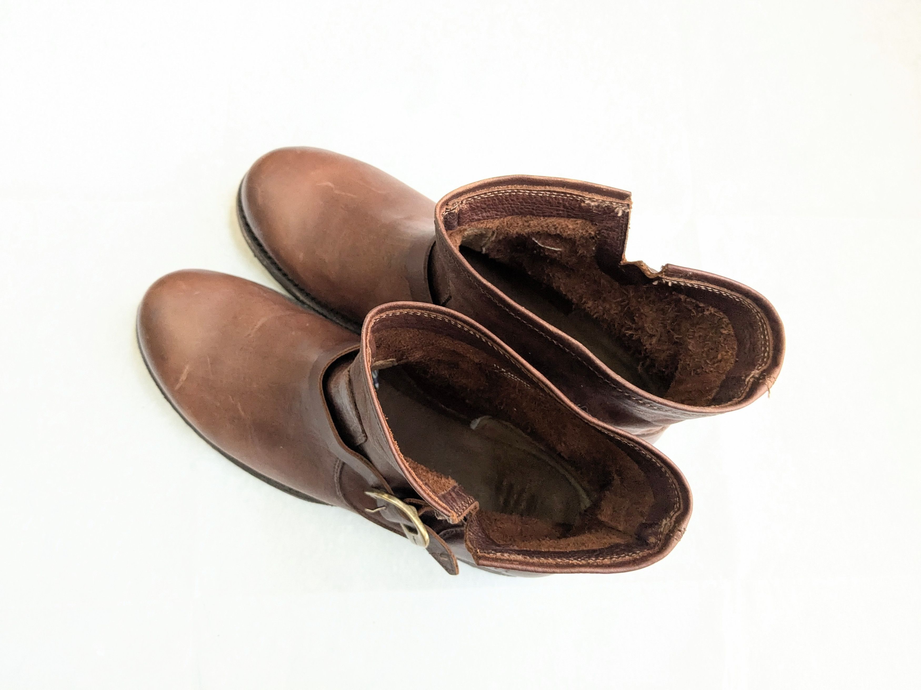 Frye Frye Engineer Boots Brown 8.5 Leather Buckle Size US 8.5 / EU 41-42 - 9 Thumbnail