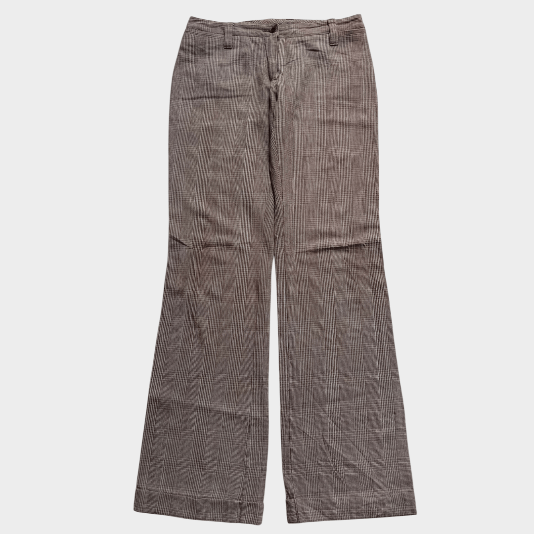Dolce & Gabbana × Tornado Mart Dolce Gabbana tartan flare pant Size 28" / US 6 / IT 42 - 1 Thumbnail