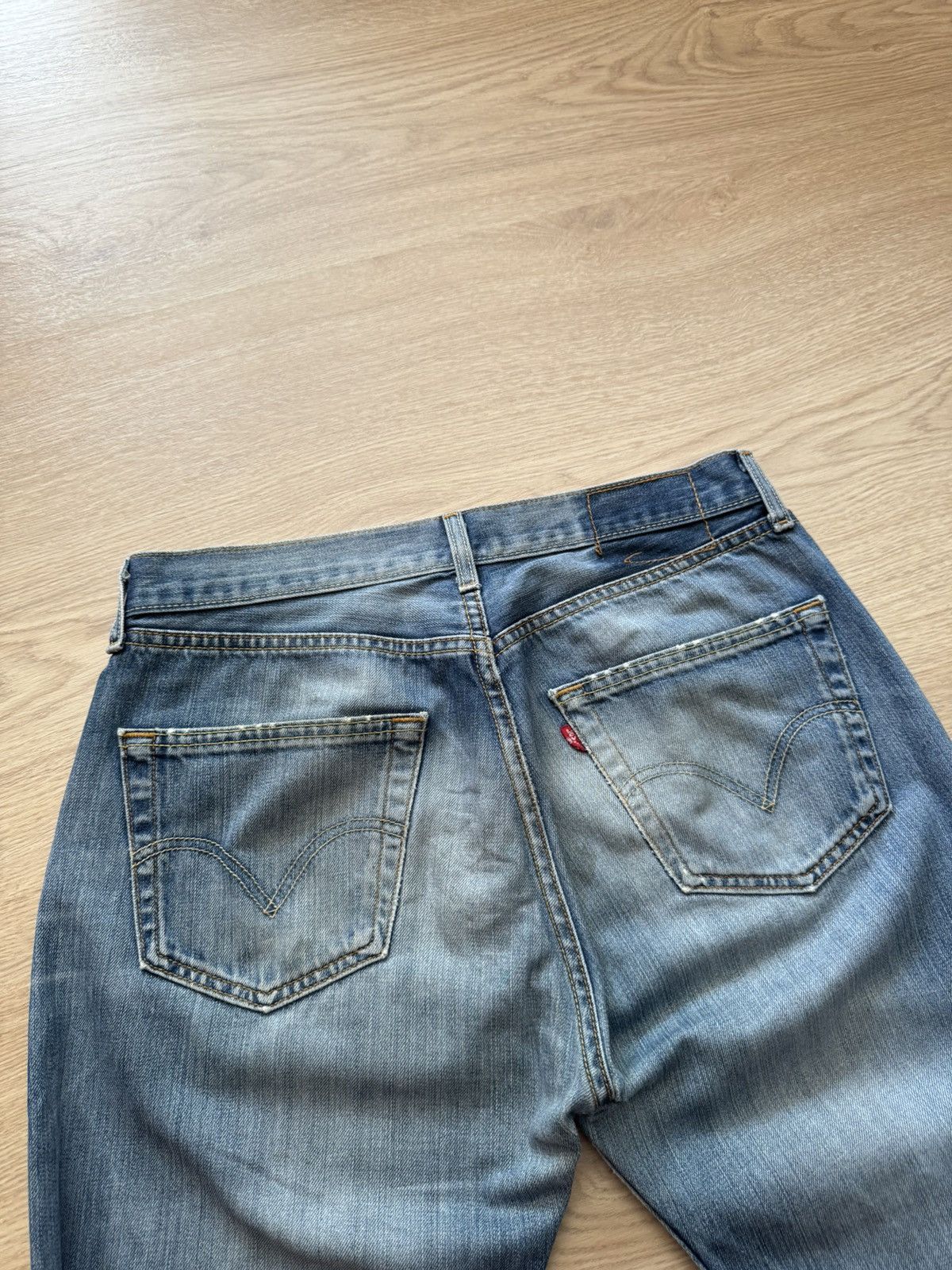 Levi's Vintage Levi’s 501 Distressed Blue Denim Jeans Size US 33 - 5 Thumbnail