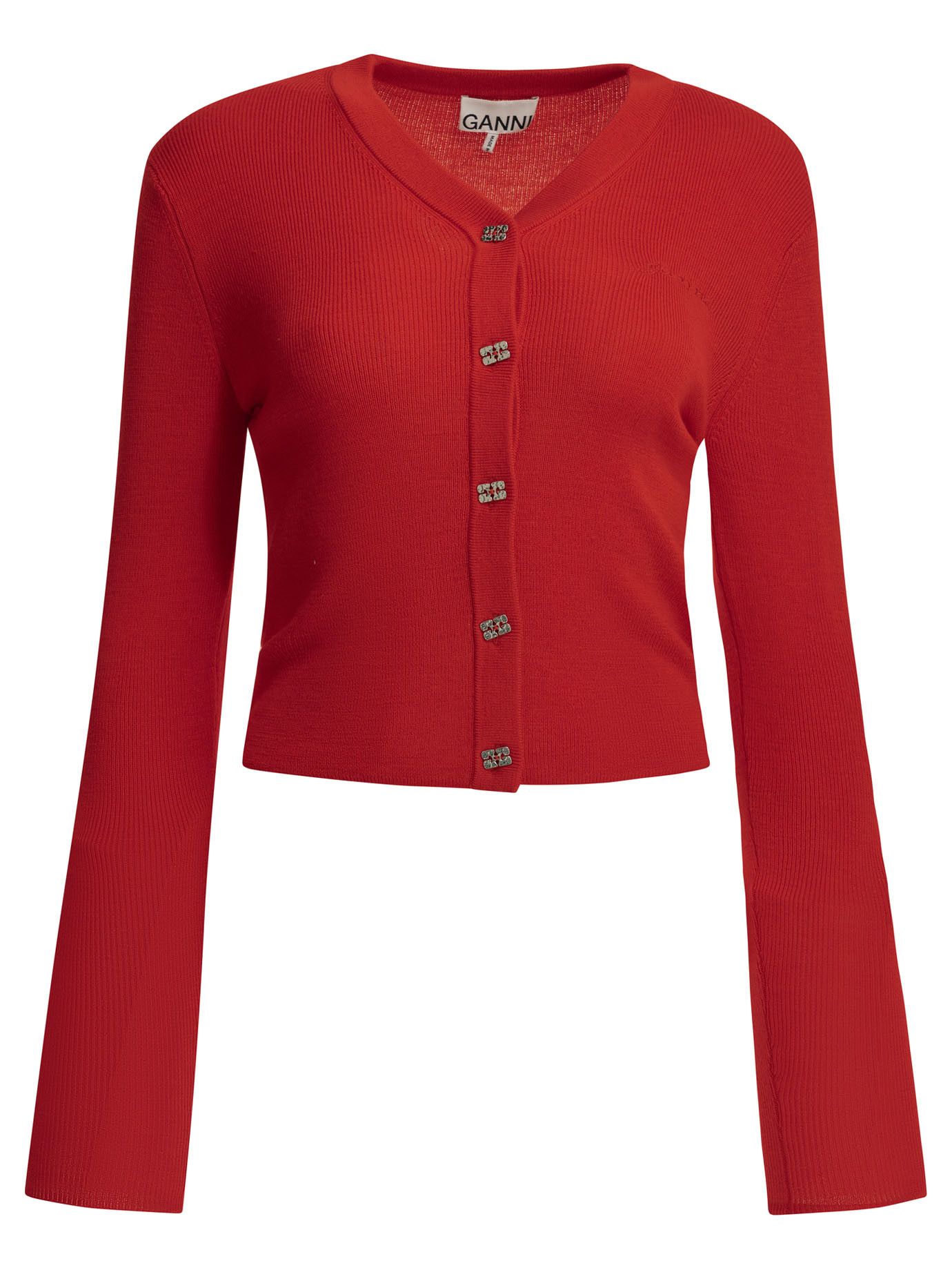 Ganni Ganni Merino Wool Cardigan tag size S Women - USA Duties Paid Size S / US 4 / IT 40 - 1 Thumbnail