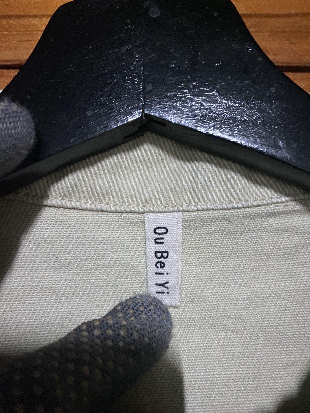Japanese Brand Ou Bei Yi Distressed Back-Slashed Long Shirt Jacket Grunge Size L / US 10 / IT 46 - 7 Thumbnail