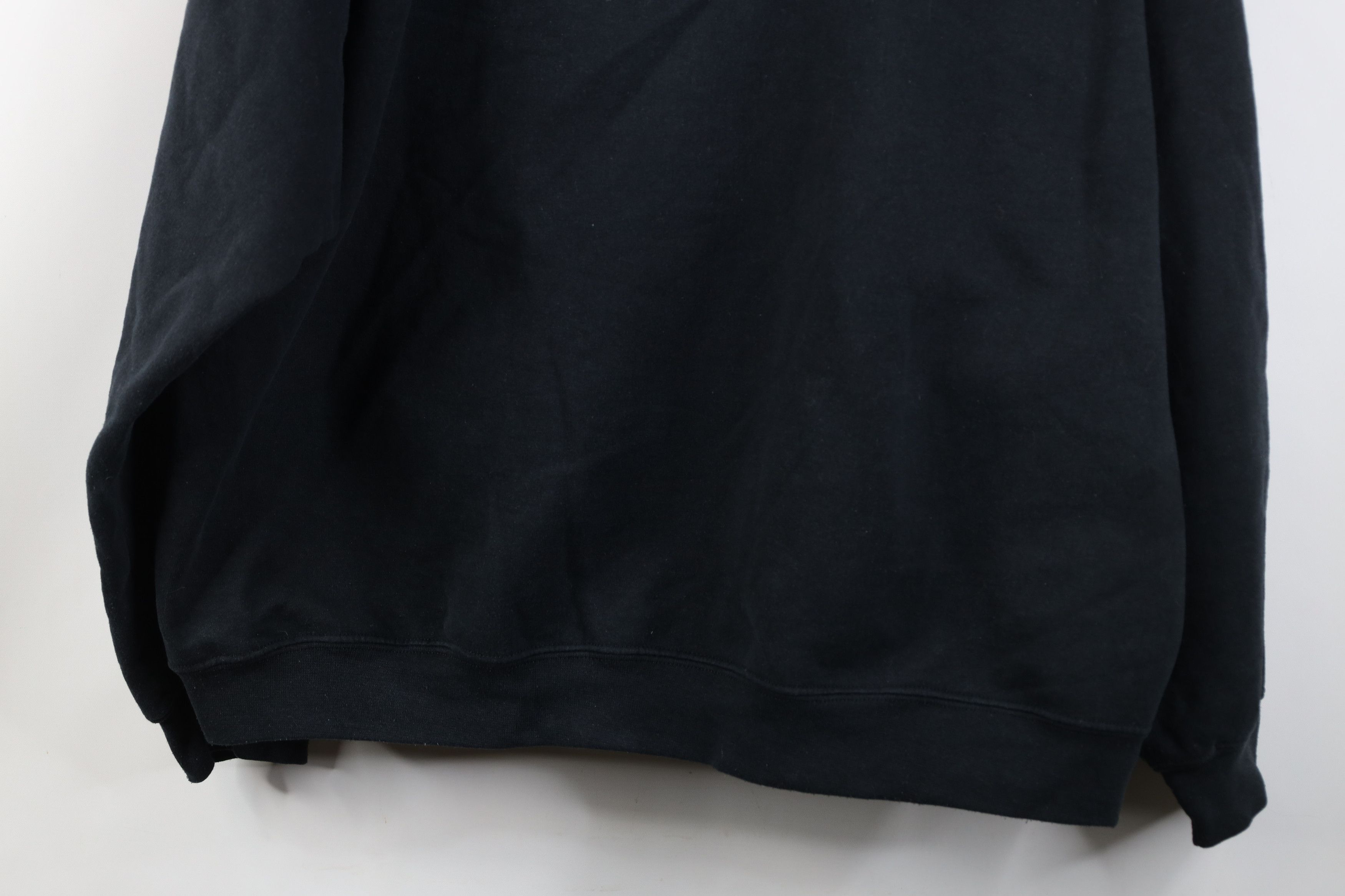 Vintage Vintage Y2K Streetwear Heavyweight Hoodie Sweatshirt Black Size US XXL / EU 58 / 5 - 14 Thumbnail