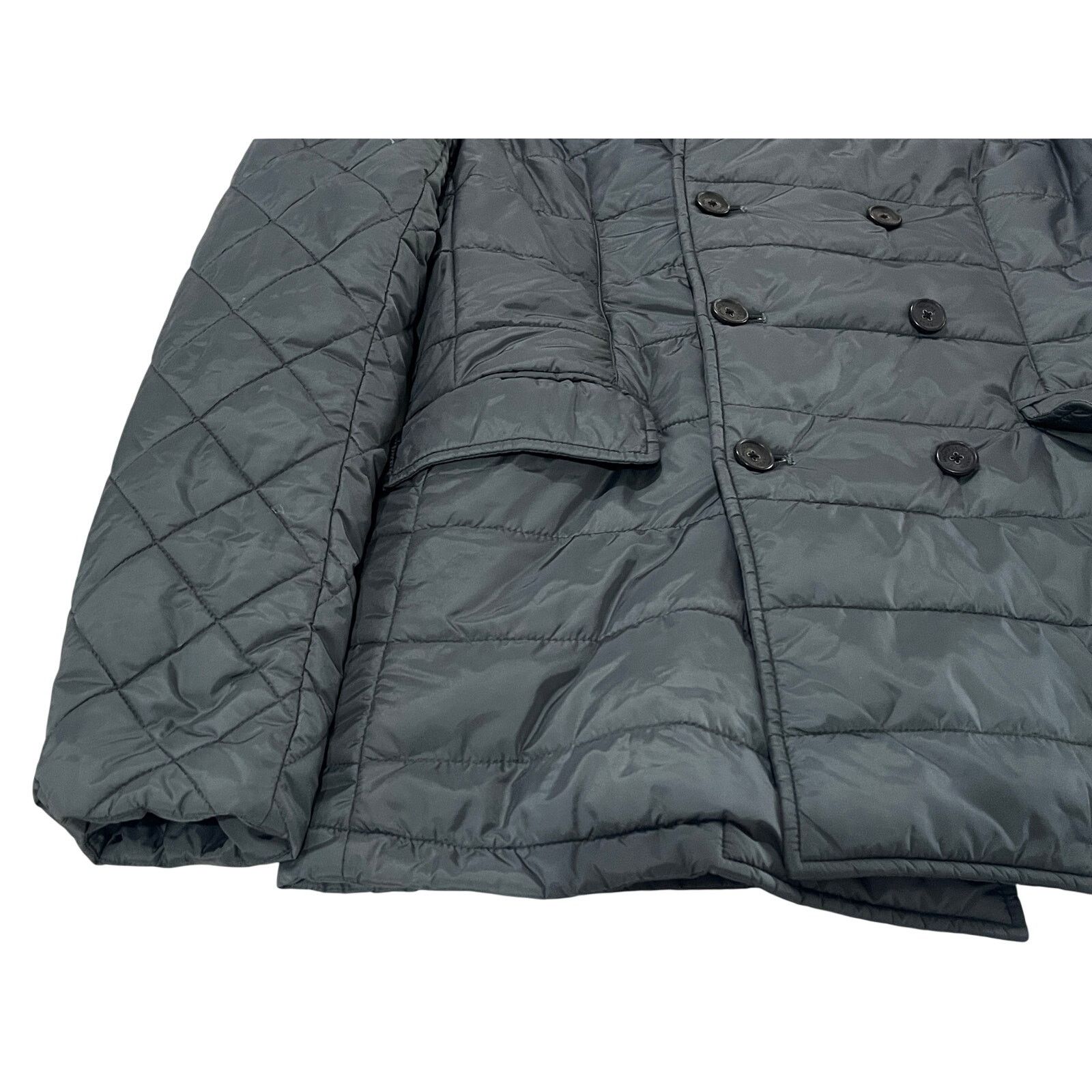 Michael Kors *R49 MICHAEL KORS Men's Quilted Puffer Jacket Gray 40R Size US XXS / EU 40 - 5 Thumbnail