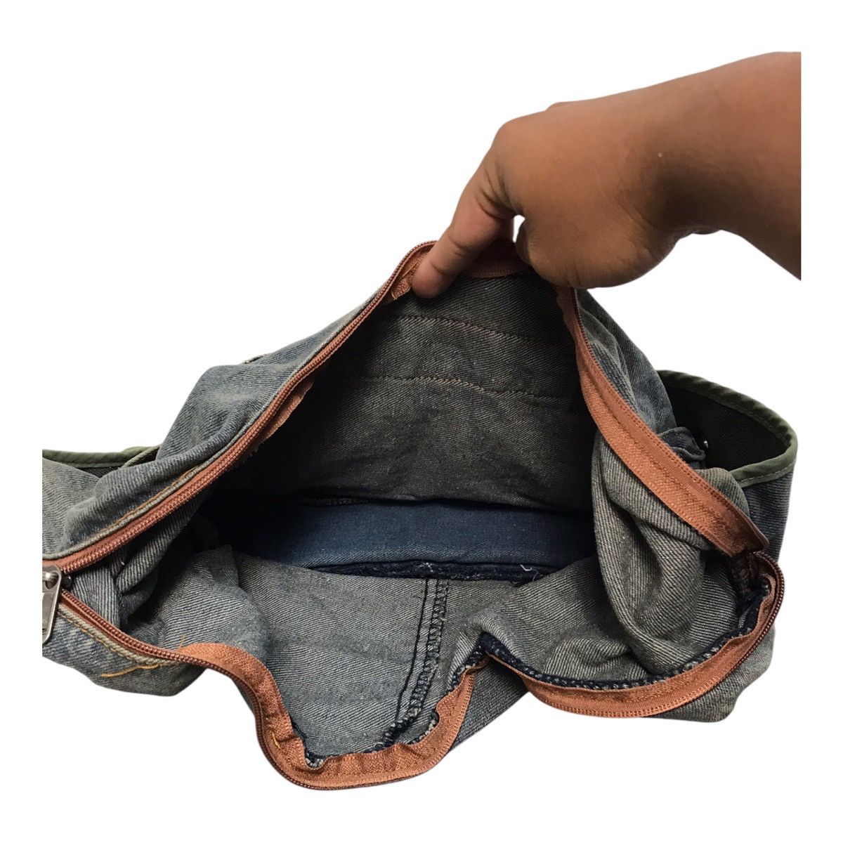 Hysteric Glamour Denim Custom Buckle Shoulder Bag Size ONE SIZE - 3 Thumbnail