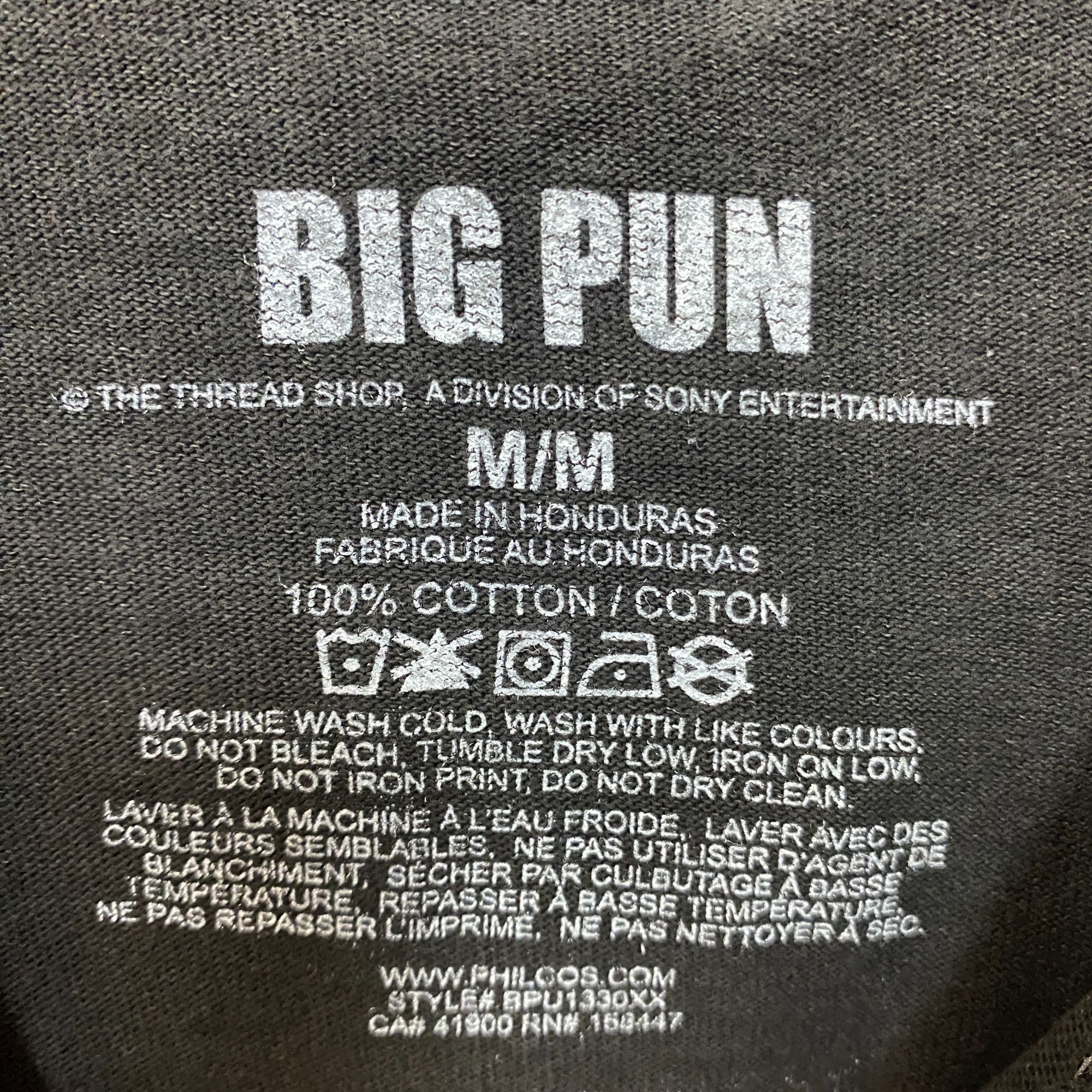 Rap Tees Big Pun HIP Hop Vtg Wash T-Shirt Medium Size US M / EU 48-50 / 2 - 4 Thumbnail