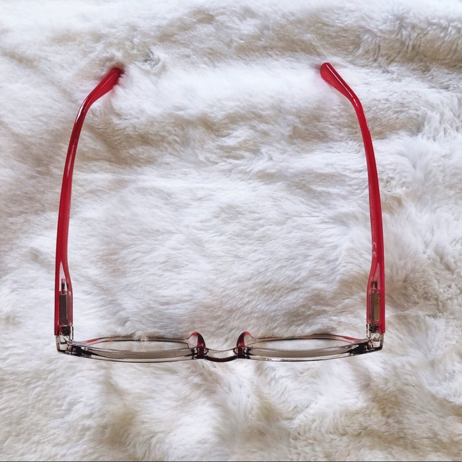 Other Hector Red & Brown Round Rim Reader Glasses Size ONE SIZE - 6 Thumbnail