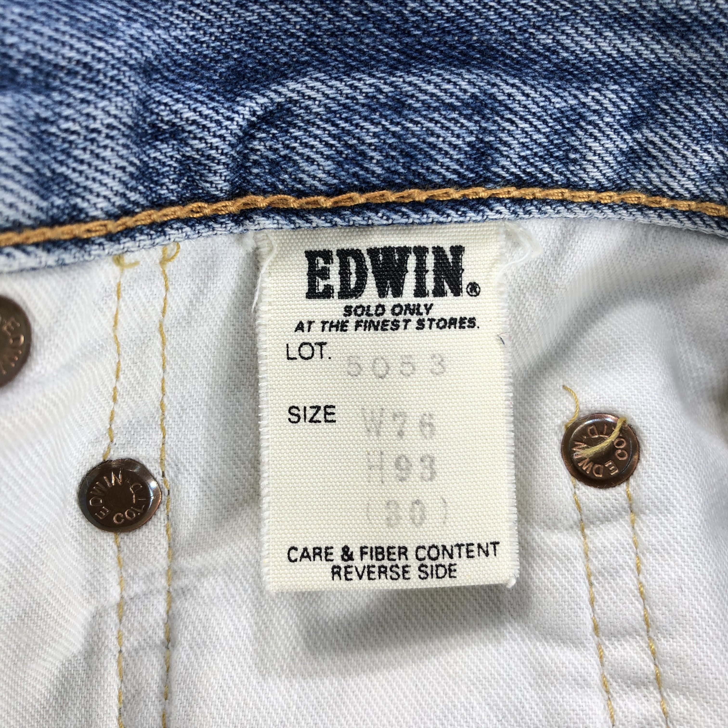 Edwin Vintage Blue Wash Edwin 505 Jeans-J1766 Size US 28 / EU 44 - 9 Thumbnail