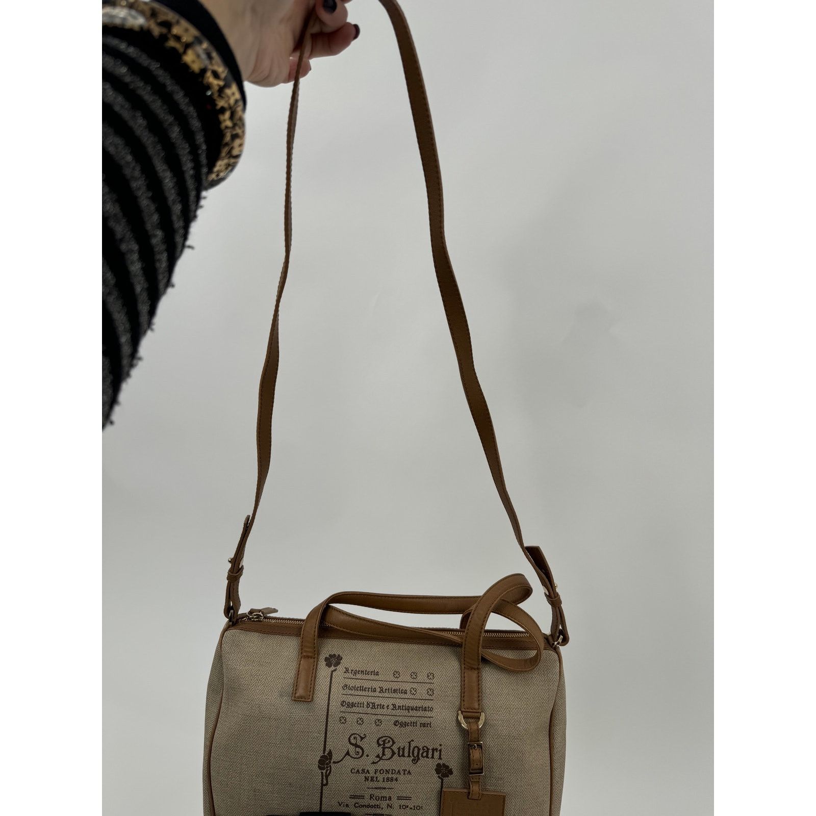 Bvlgari Bulgari Speedy Type Bag Long Strap Matching Trifold Wallet Size ONE SIZE - 7 Thumbnail