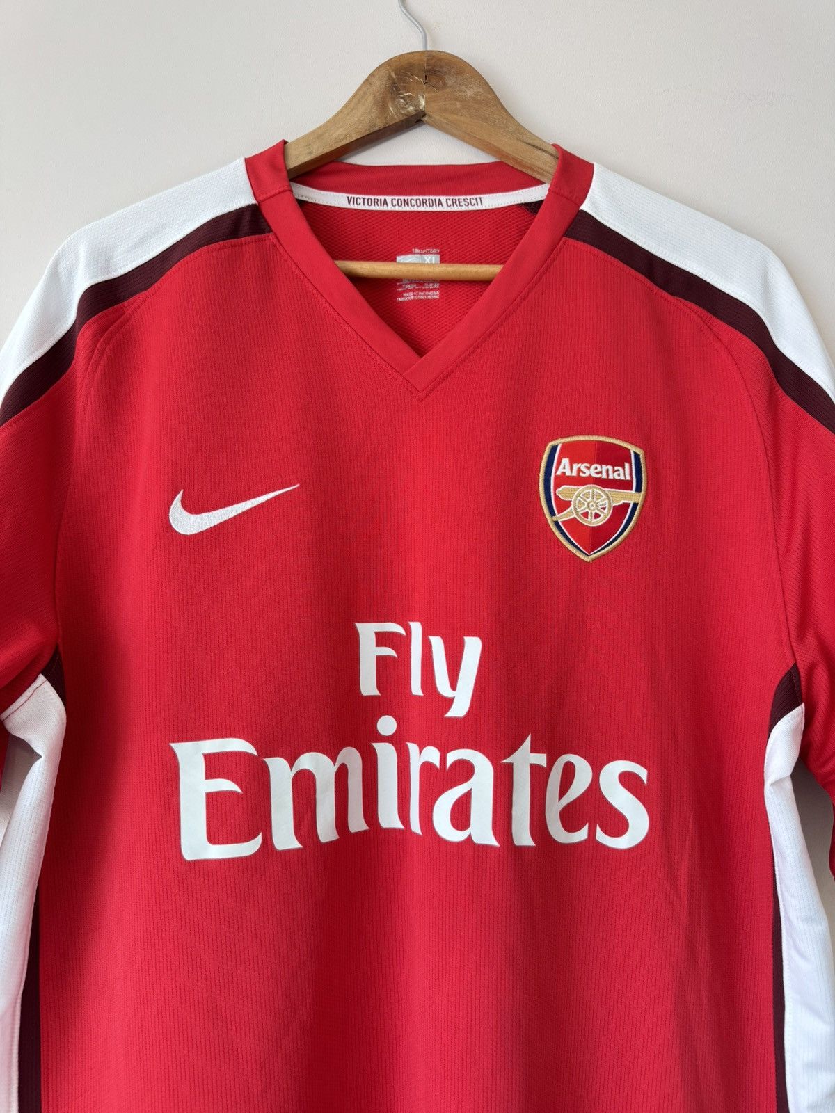 Nike Vintage Arsenal 2008-2009 Home Soccer Jersey Nike Shirt Kit Size US XL / EU 56 / 4 - 5 Thumbnail