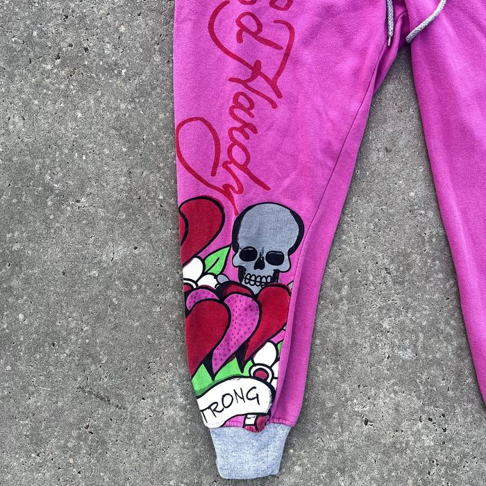 Ed Hardy Y2K Pink Ed Hardy Sweatpants Skull