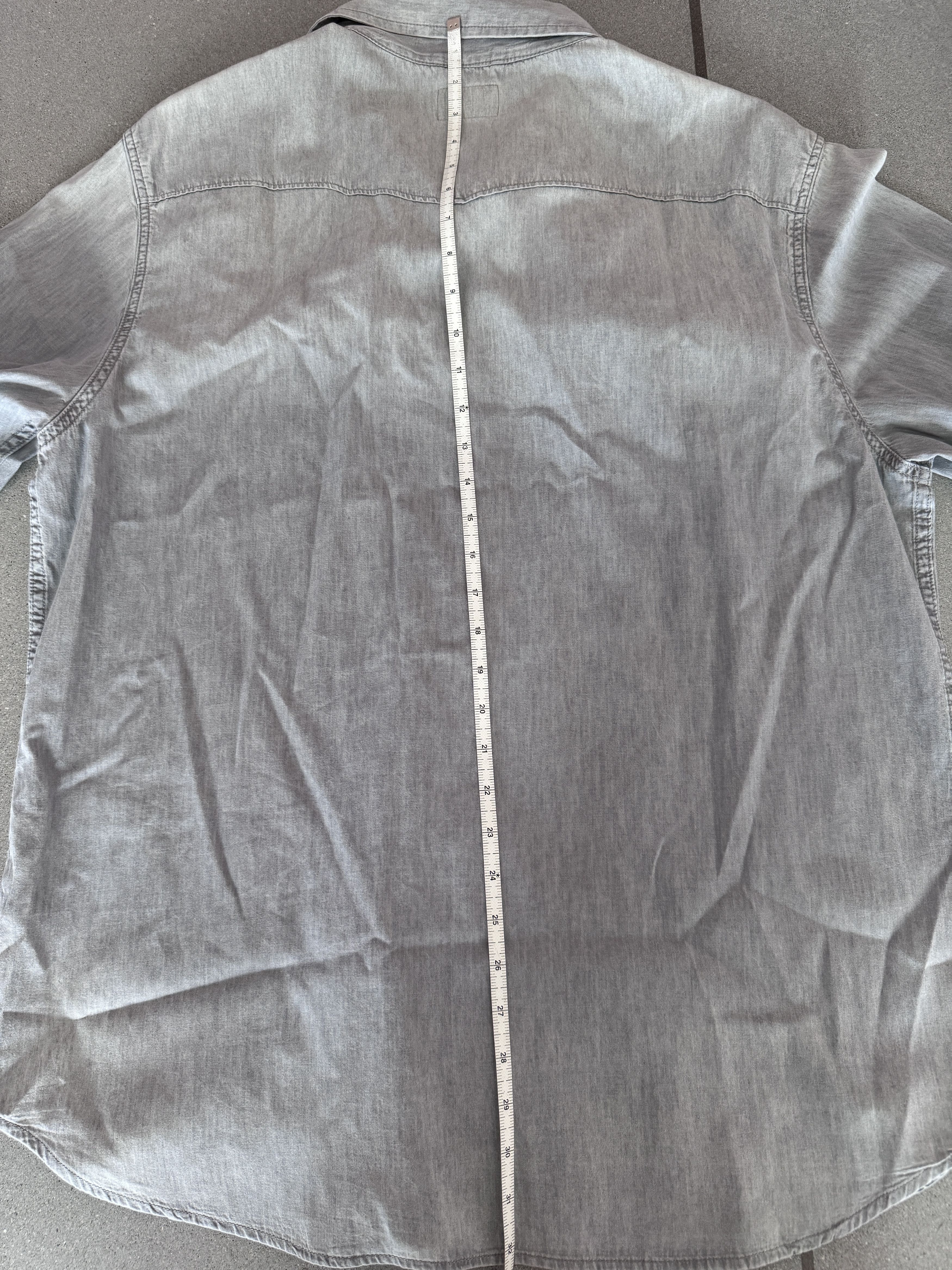 Jean Shop Chambray Western shirt with MOP snap buttons Size US XXL / EU 58 / 5 - 5 Thumbnail