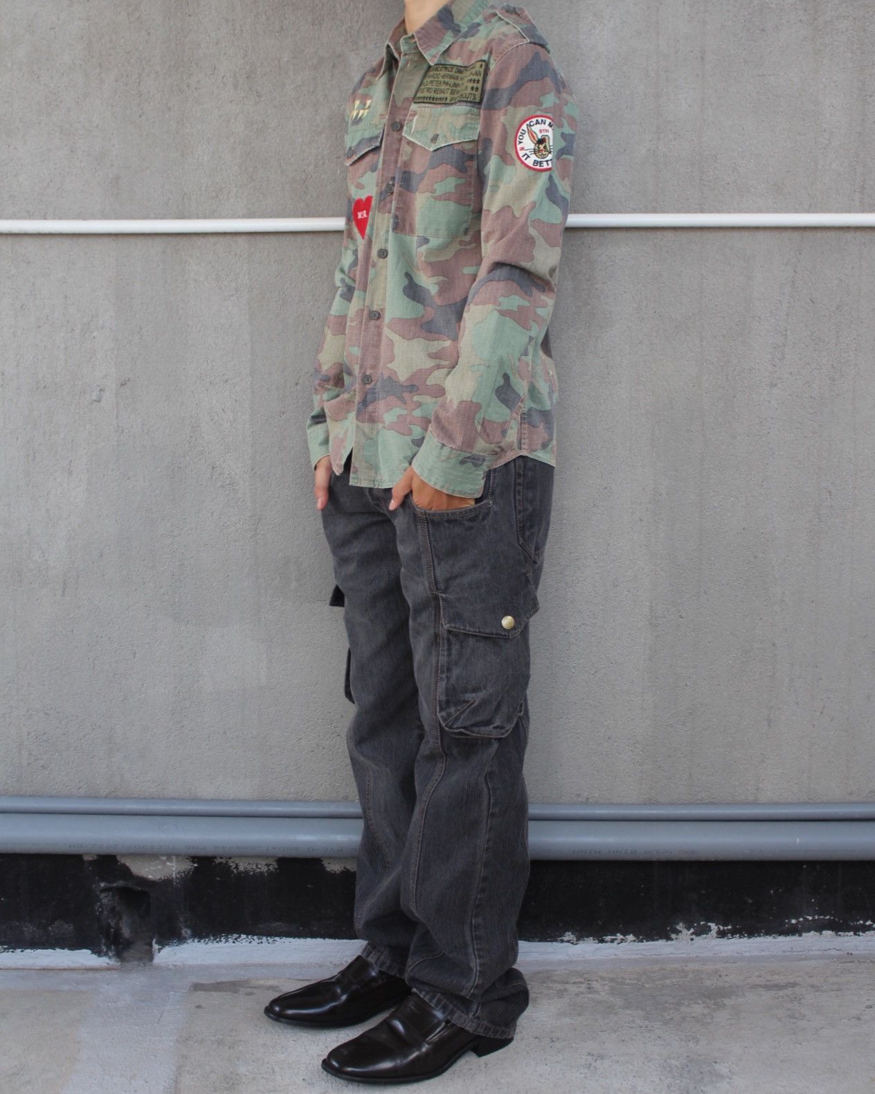 14th Addiction × If Six Was Nine × KMRii 2000S WHEREABOUTS CAMO I AM ALWAYS MISSING QUEEN JACKET Size US L / EU 52-54 / 3 - 6 Thumbnail