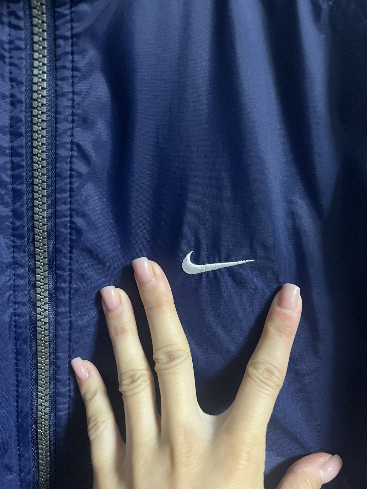 Vintage Rare Vintage Nike Jacket Big Swoosh Y2K style Size US M / EU 48-50 / 2 - 2 Thumbnail