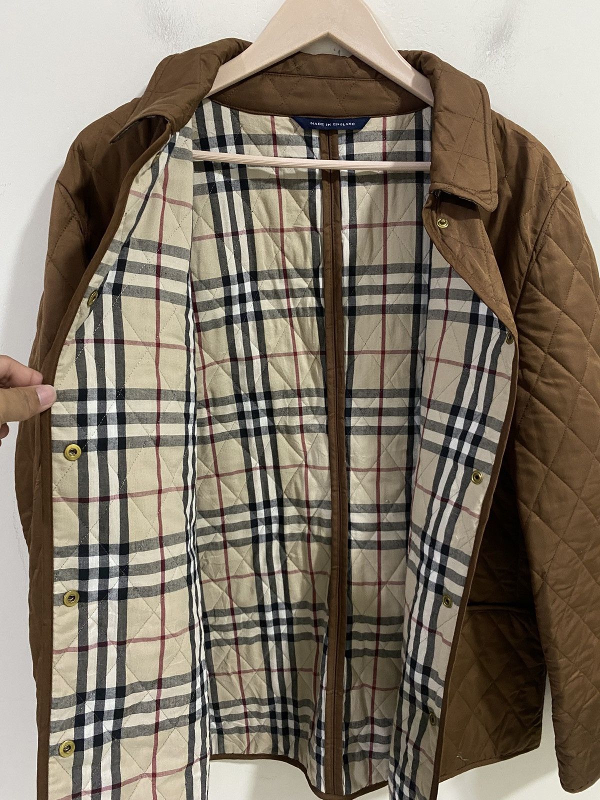 Burberry Burberry London Quilted Jacket Made in England Size ONE SIZE - 6 Thumbnail