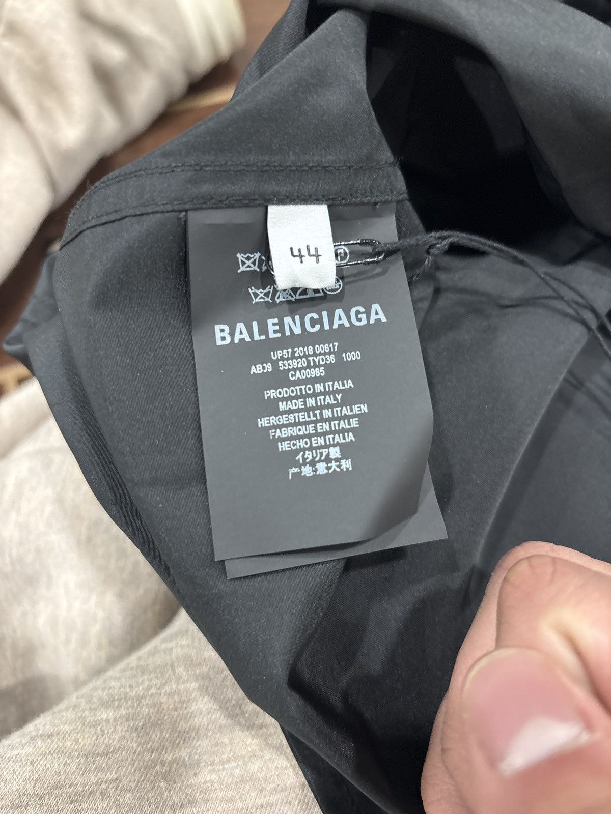 Balenciaga NEW Balenciaga Political Campaign Jacket Anorak SZ 44/XL Size US XL / EU 56 / 4 - 10 Thumbnail