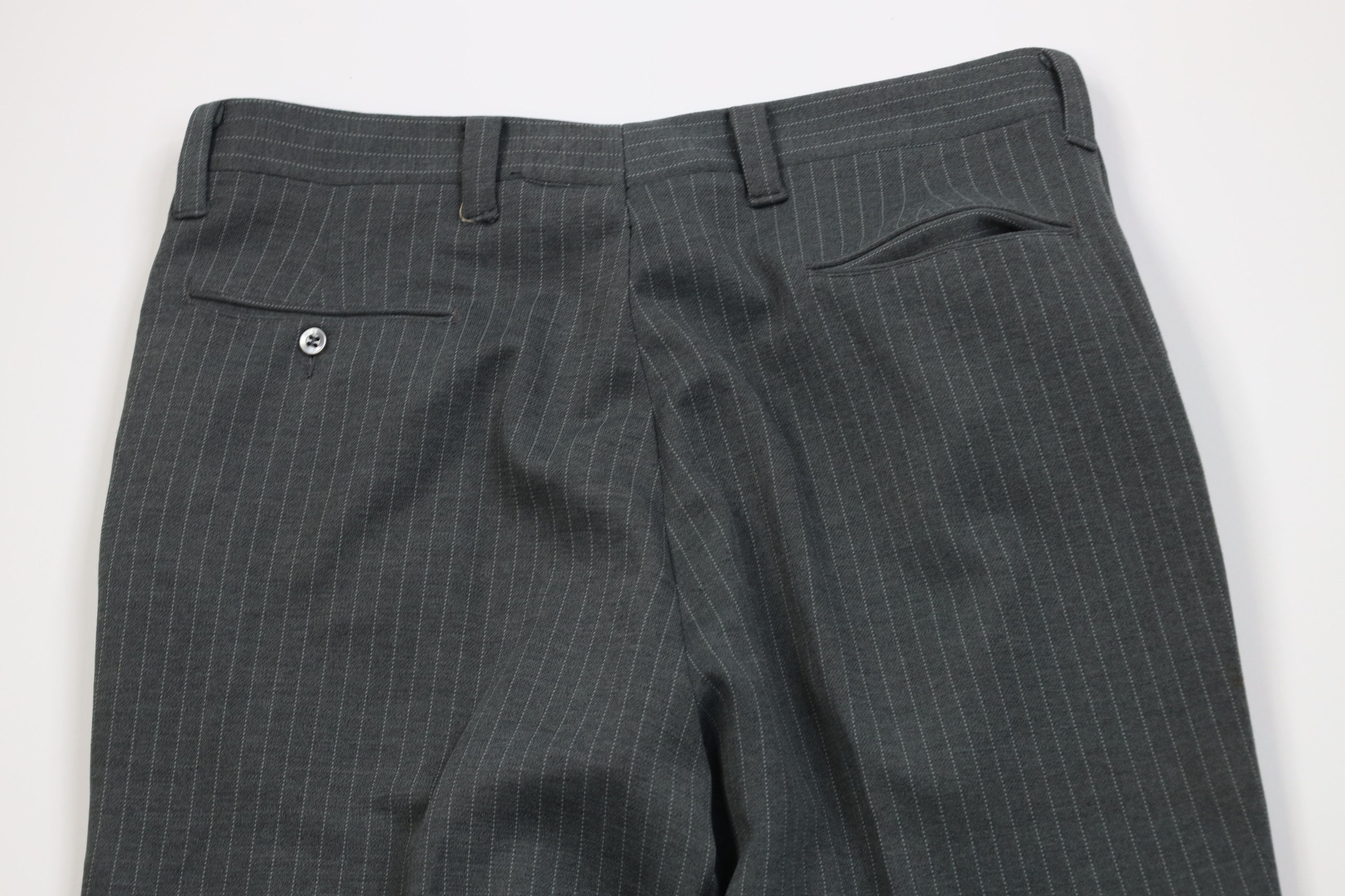 Vintage Vintage 70s Streetwear Knit Bell Bottoms Chino Pants Gray Size US 36 / EU 52 - 9 Thumbnail