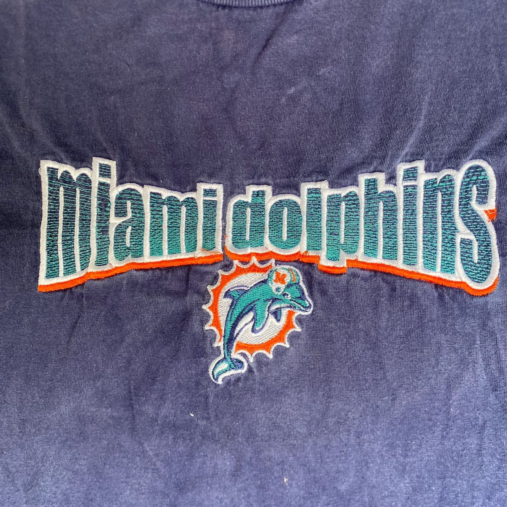 NFL Vintage Y2K Miami Dolphins Shirt NFL Football Logo Tee Size US L / EU 52-54 / 3 - 3 Thumbnail