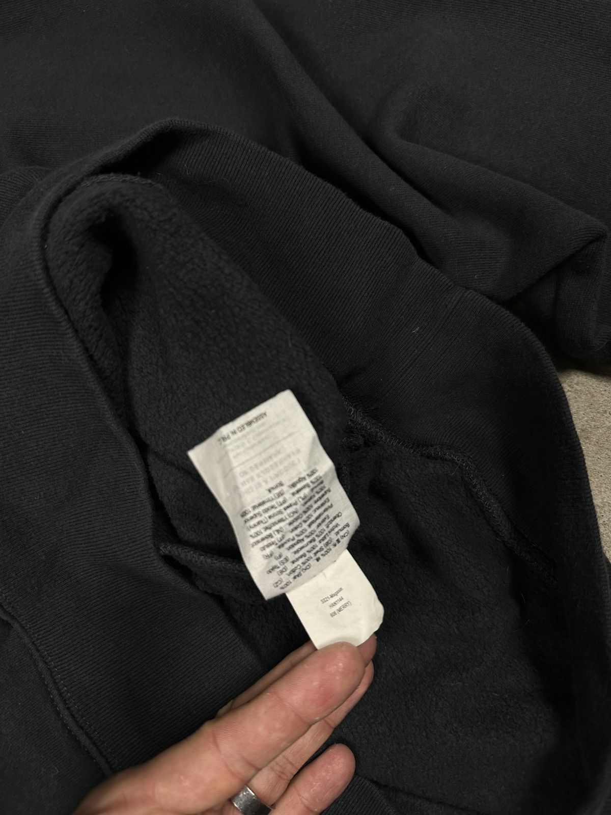 Han Kjobenhavn Han Kjobenhavn Black Embroidery Logo Crewneck Sweatshirt Size US L / EU 52-54 / 3 - 8 Thumbnail