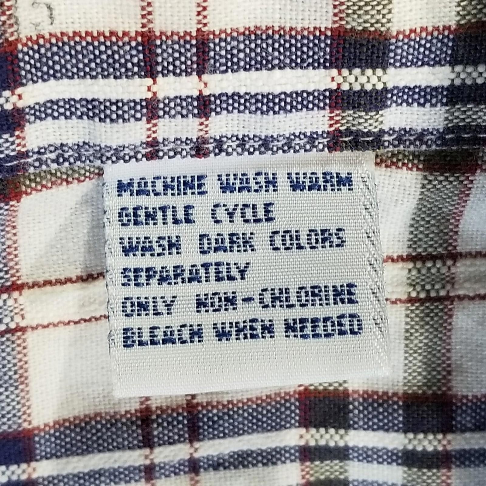 Arrow Arrow River Brand Cream and Blue Plaid Medium Size US M / EU 48-50 / 2 - 5 Thumbnail