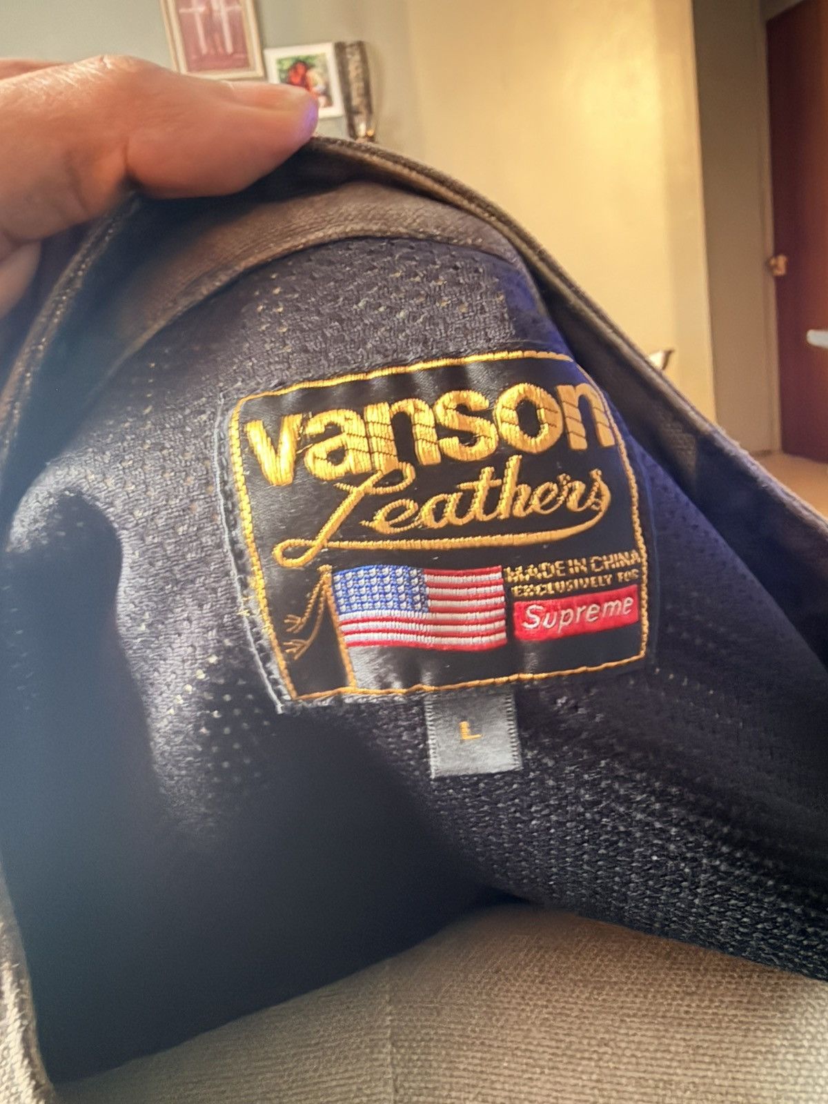 Supreme × Vanson Leathers Supreme Vanson leather cordura jacket Size US L / EU 52-54 / 3 - 1 Thumbnail