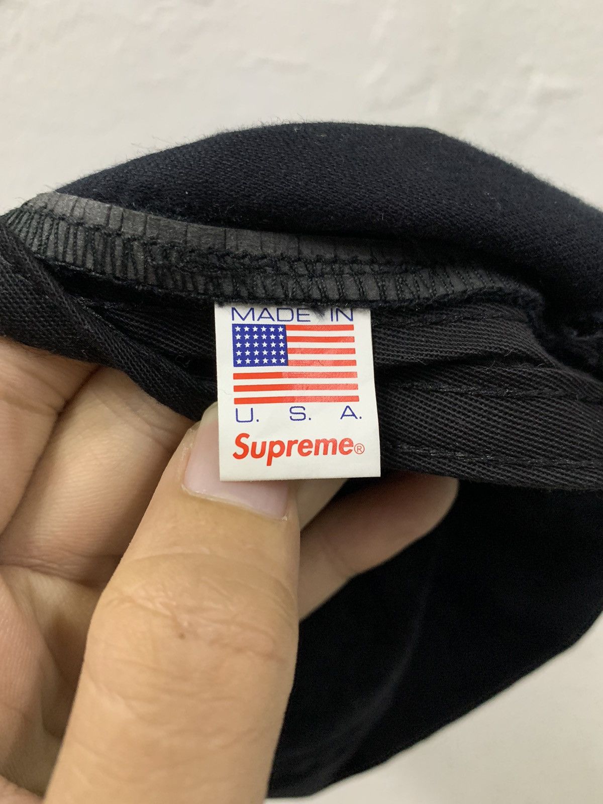 Supreme Supreme Box Logo Velour Suede Hat 5 Panel Size ONE SIZE - 13 Thumbnail