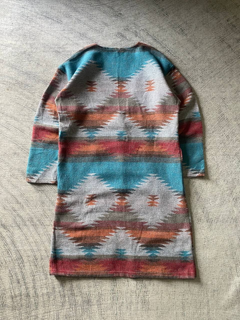 Native Native Navajo Aztec Pattern Long Cardigan Size M / US 6-8 / IT 42-44 - 3 Thumbnail