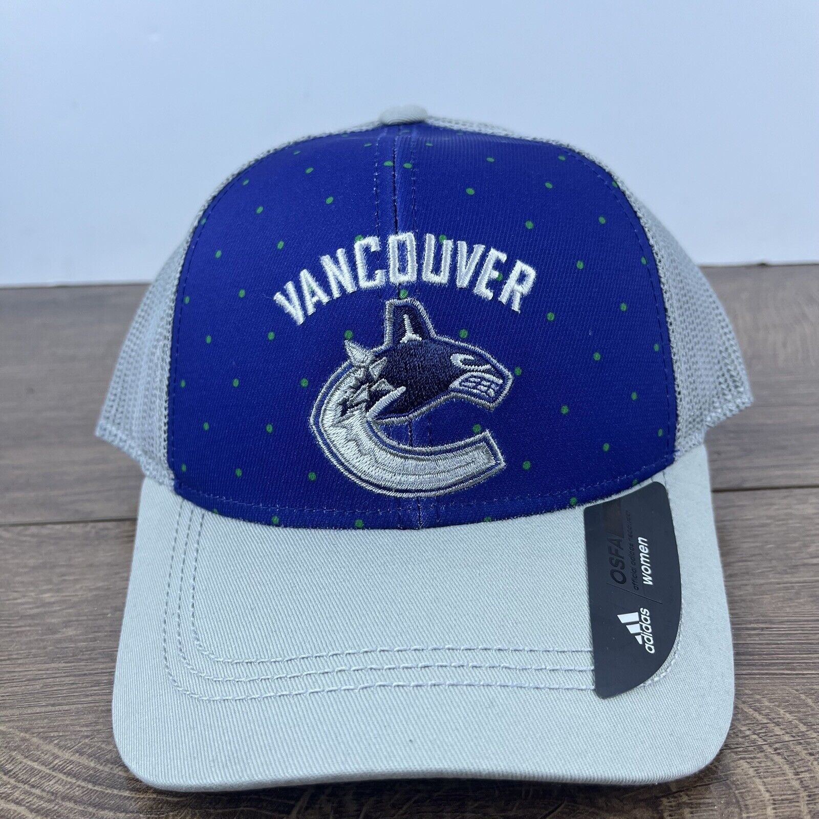 Adidas Vancouver Cannucks Adidas Hat Snapback Blue Cap Adjustable B Size ONE SIZE - 1 Thumbnail