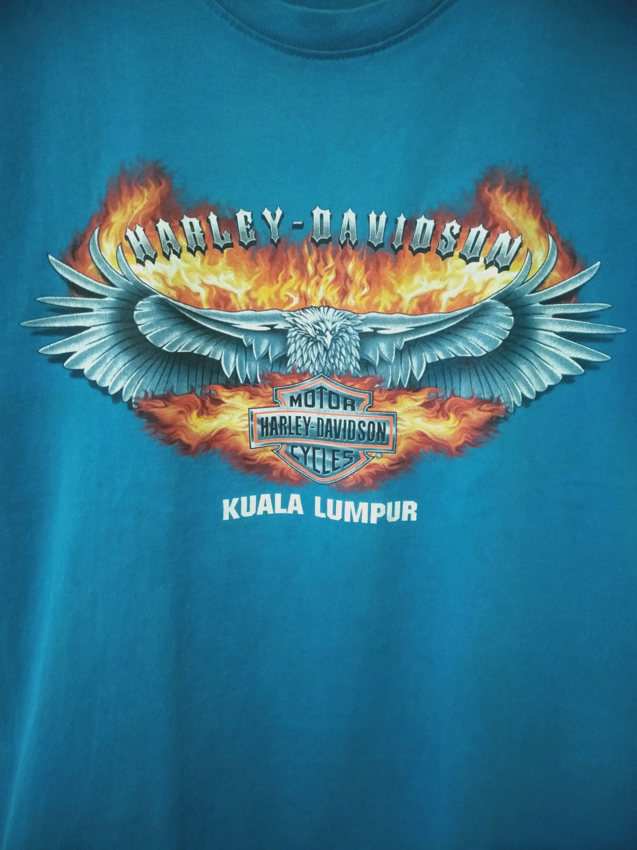 Harley Davidson T shirt vintage Harley Davidson Kuala lumpur Size US M / EU 48-50 / 2 - 2 Thumbnail