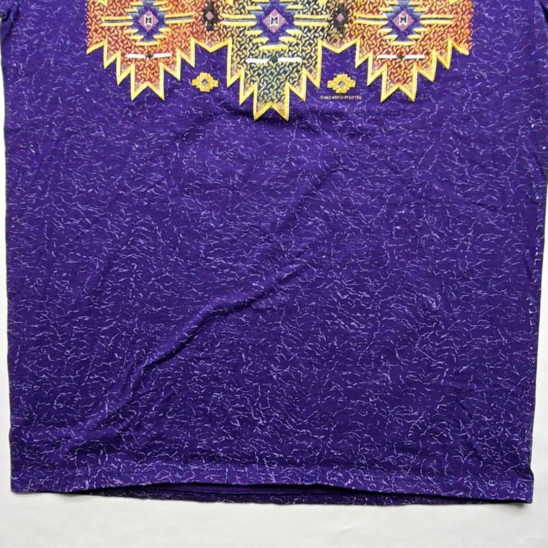 Jerzees Vintage Montana Tee Purple Southwestern Graphic AOP Tee 90s Size US L / EU 52-54 / 3 - 3 Thumbnail