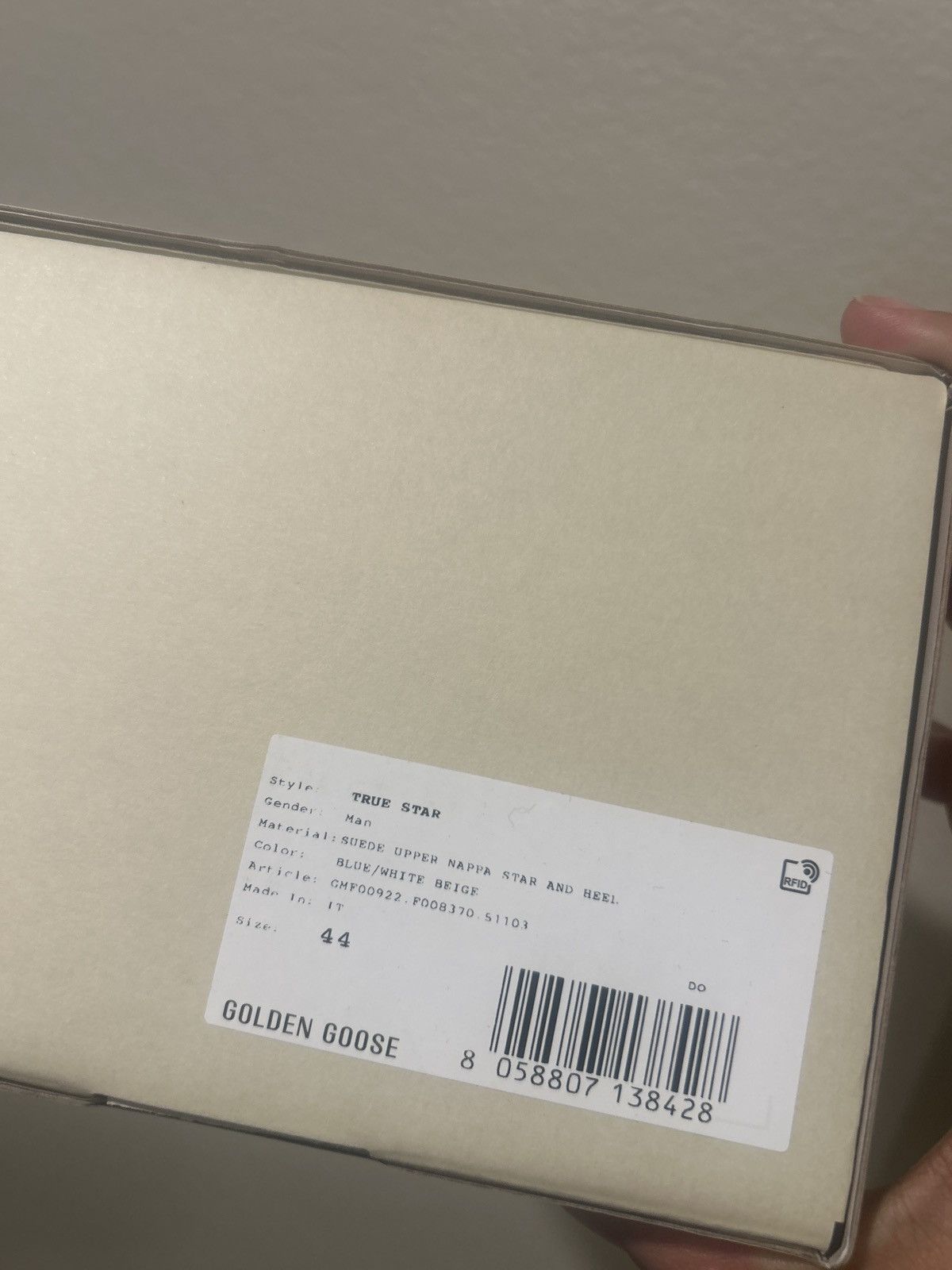 Golden Goose Golden Goose True Star NAPPA Navy Size US 11 / EU 44 - 1 Thumbnail