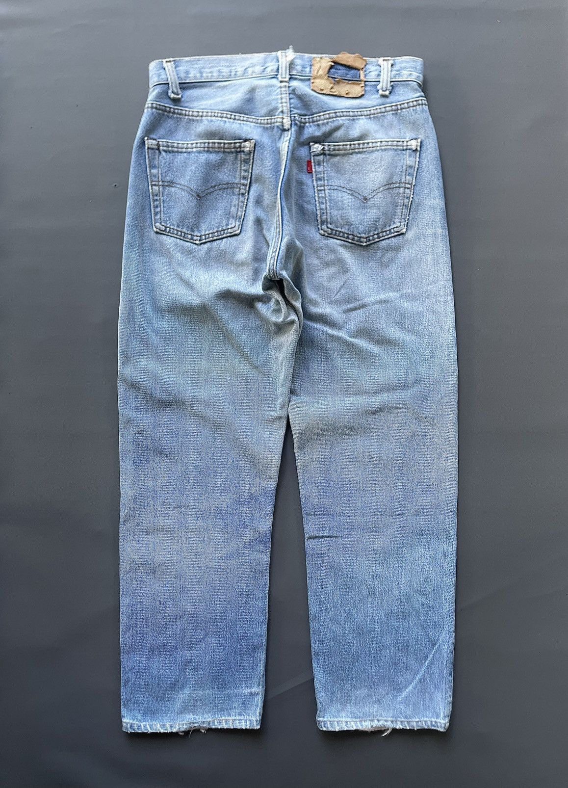 Levi's Vtg 80s Levis 501 532 Blue Jeans Size US 30 / EU 46 - 2 Thumbnail