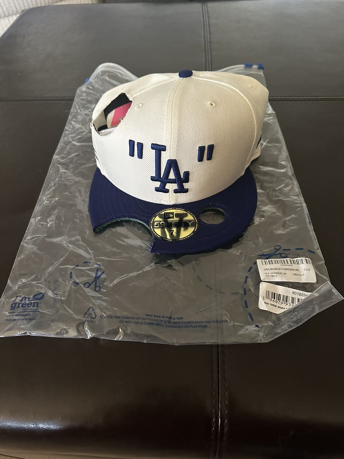 New Era × Off-White × Virgil Abloh Off-White x New Era LA Dodgers (7 1/2) |  Grailed