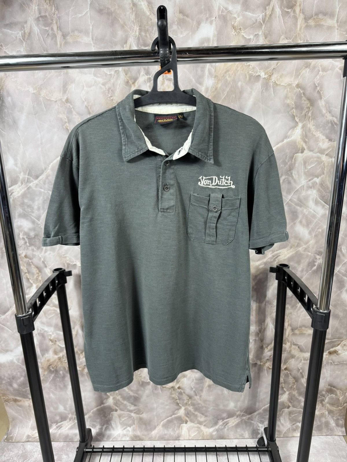 Von Dutch Von Dutch Y2k Polo Tee Size US XL / EU 56 / 4 - 1 Thumbnail