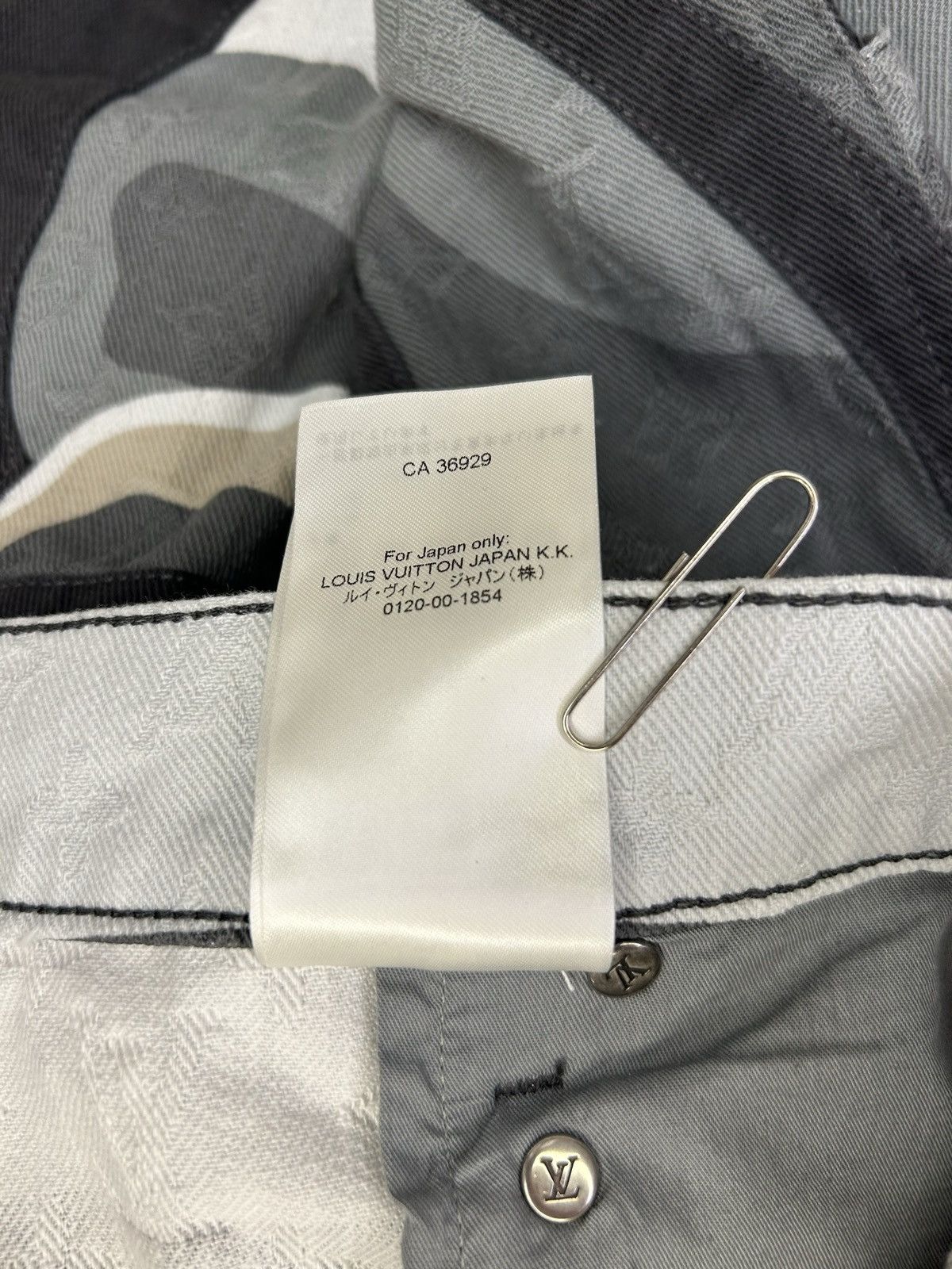 Louis Vuitton LOUIS VUITTON PATCHWORK PORTRAIT DENIM PANTS | Grailed