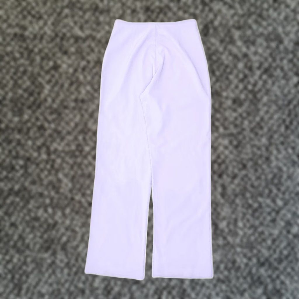 Vintage VINTAGE Womens High Waist Straight Casual Trousers Purple W26 L31 Size 26" / US 2 / IT 38 - 1 Thumbnail
