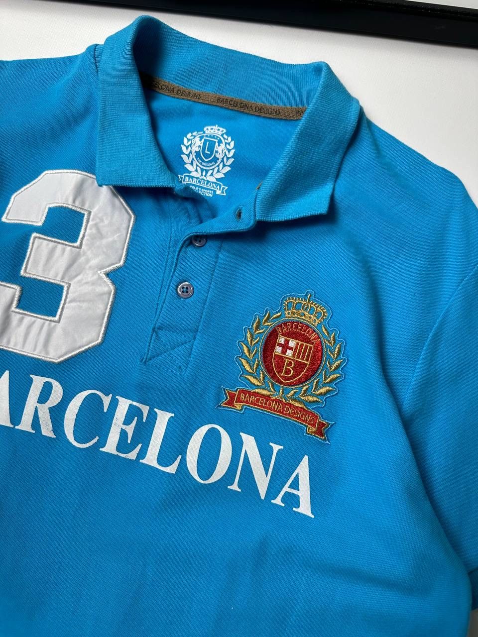 Vintage 🔥Barcelona Ralph Lauren Style Chief Keef Y2K Tee Size US L / EU 52-54 / 3 - 6 Thumbnail