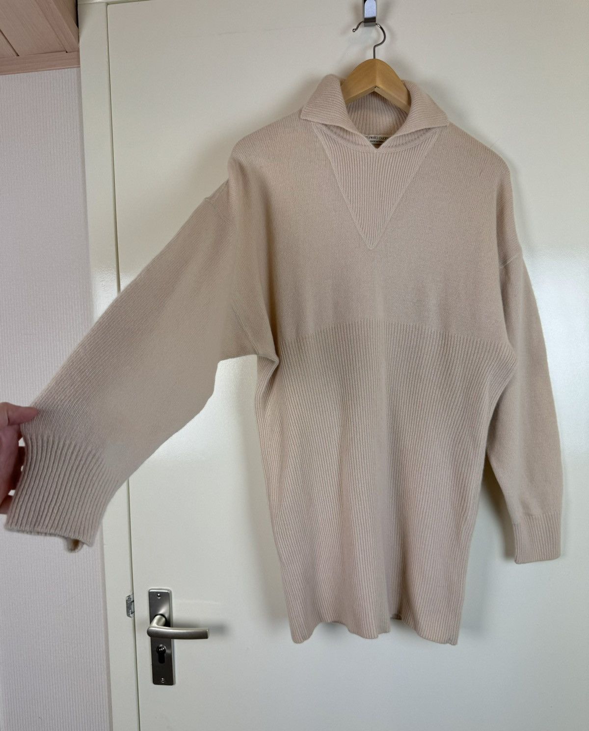 Brunello Cucinelli Brunello Cucinelli vintage wool angora Y2K sweater polo XL Size XL / US 12-14 / IT 48-50 - 2 Thumbnail