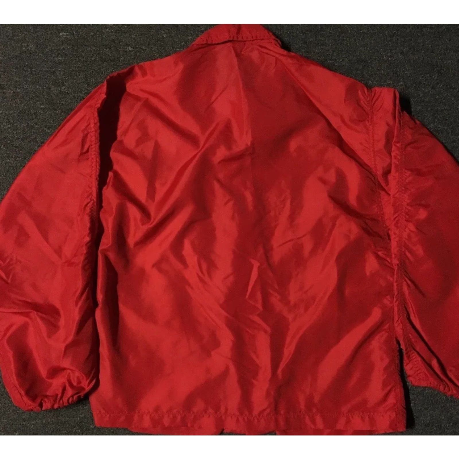 Russell Athletic Vtg Russell Southern Co Jacket S USA College Track PE Grunge Sport Gym 50s 60s USA Red Nylon Striped Windbreaker Mens Jacket Size US S / EU 44-46 / 1 - 6 Thumbnail