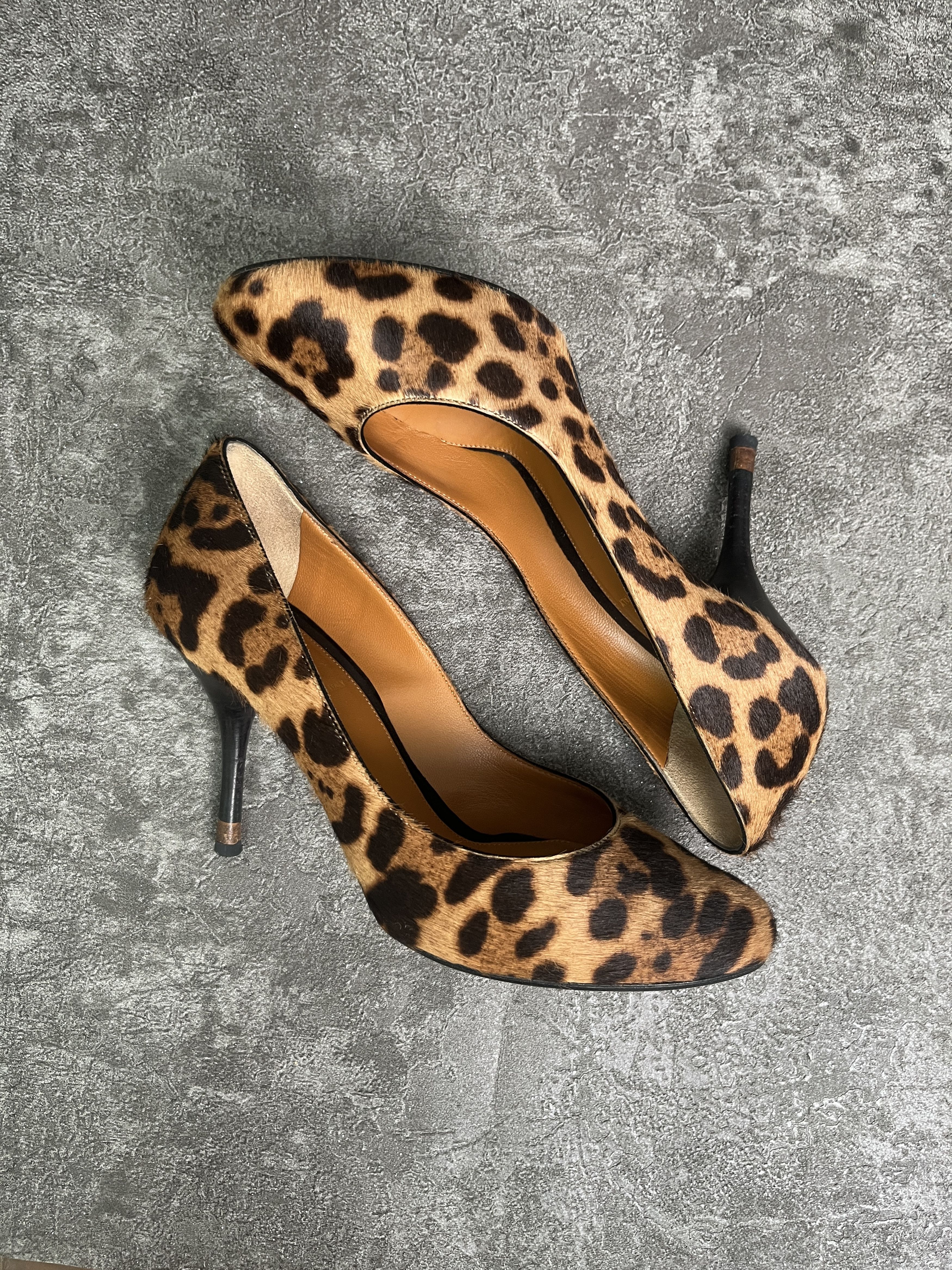Fendi Fendi Brown Leopard Print Pumps Size US 6 / IT 36 - 6 Thumbnail
